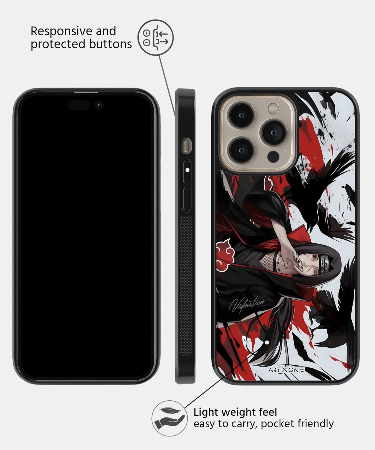Naruto (Silent Shadow) Mobile Back Cover