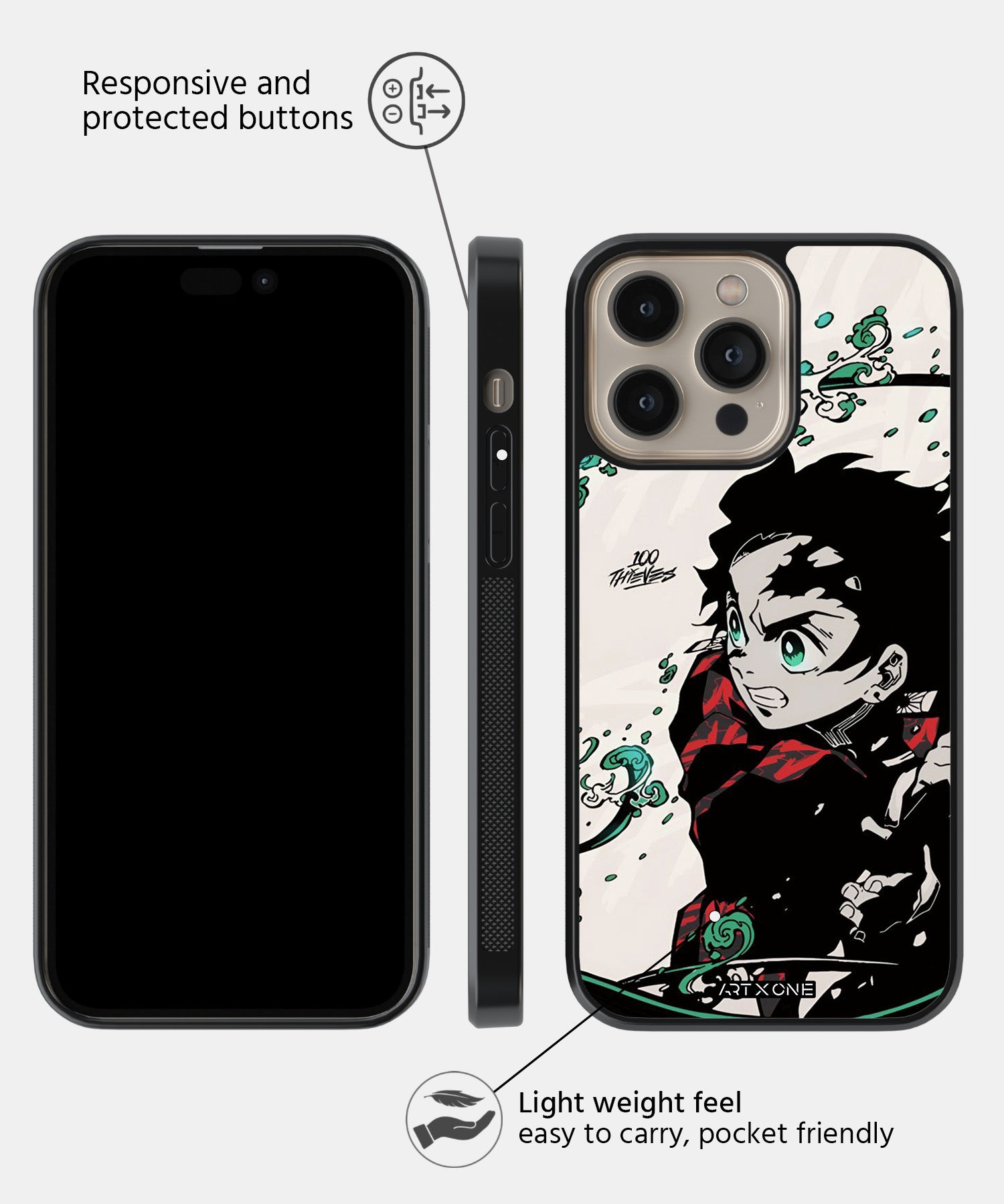 Demon Slayer (Tanjiro) Mobile Back Cover