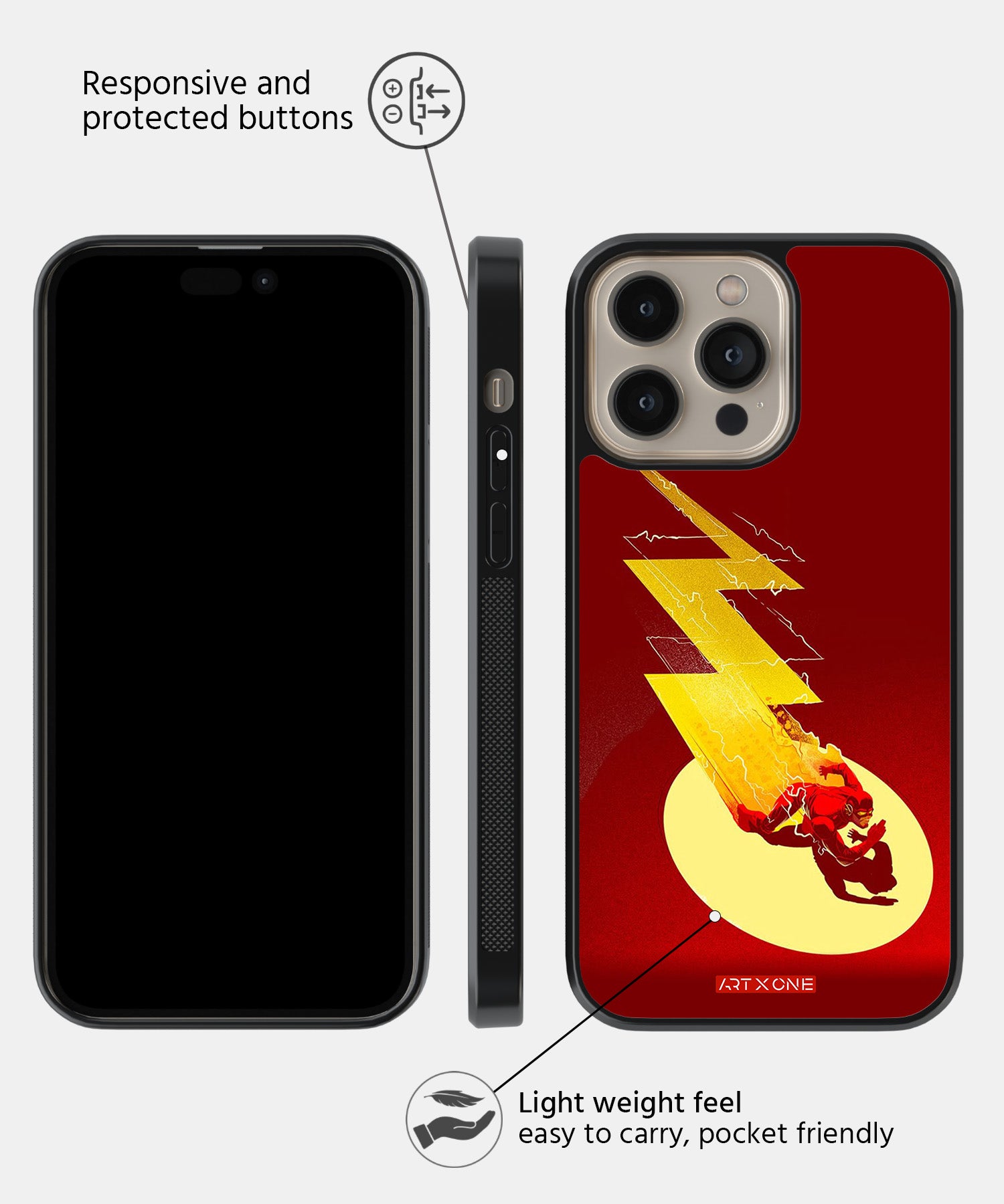 DC (Flash) Mobile Back Cover