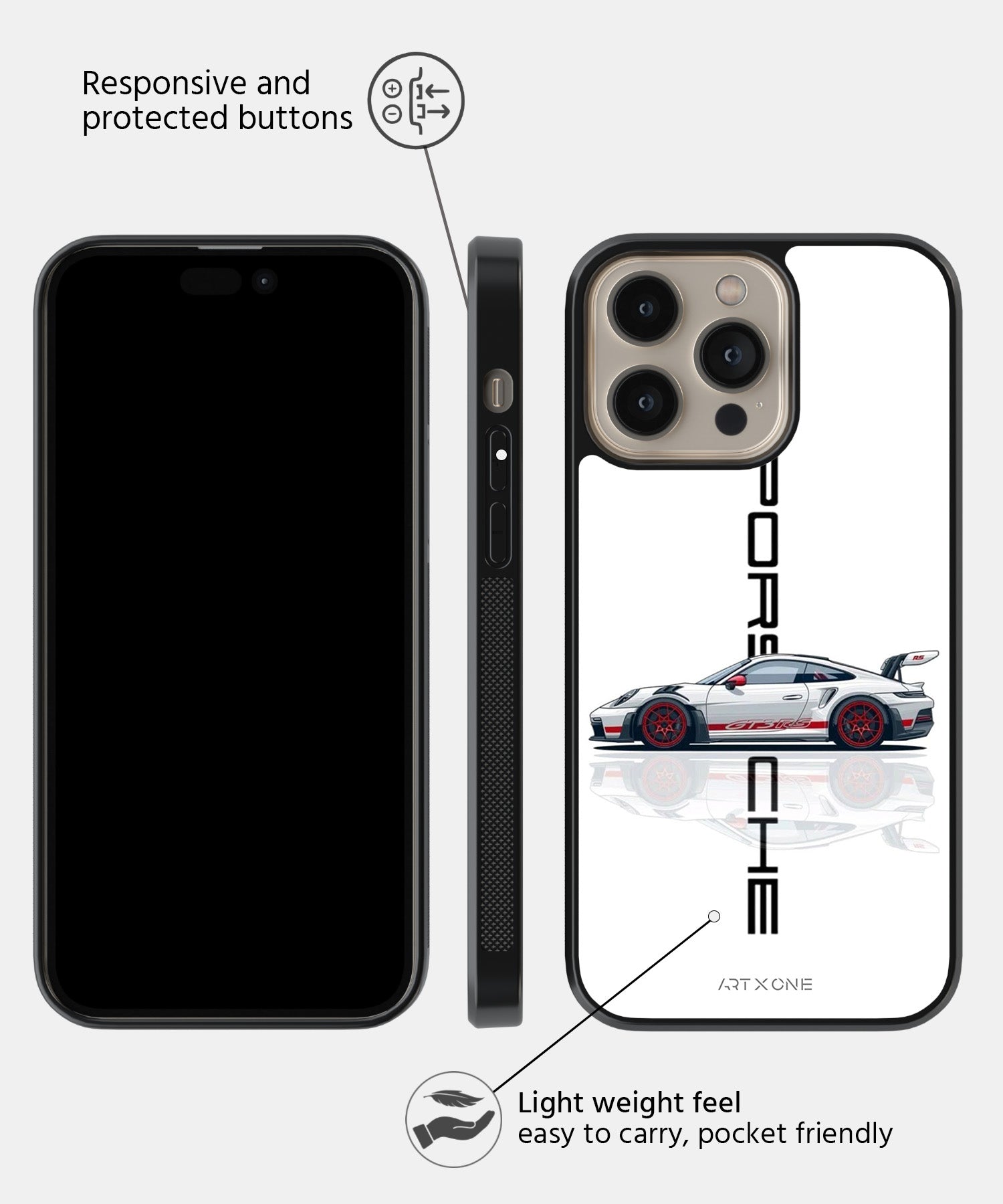 Sports Car  (Porsche Sports Car) Mobile Back Cover