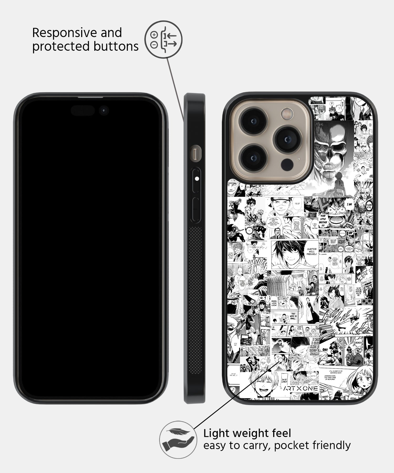 Manga Panel Mobile Back Cover