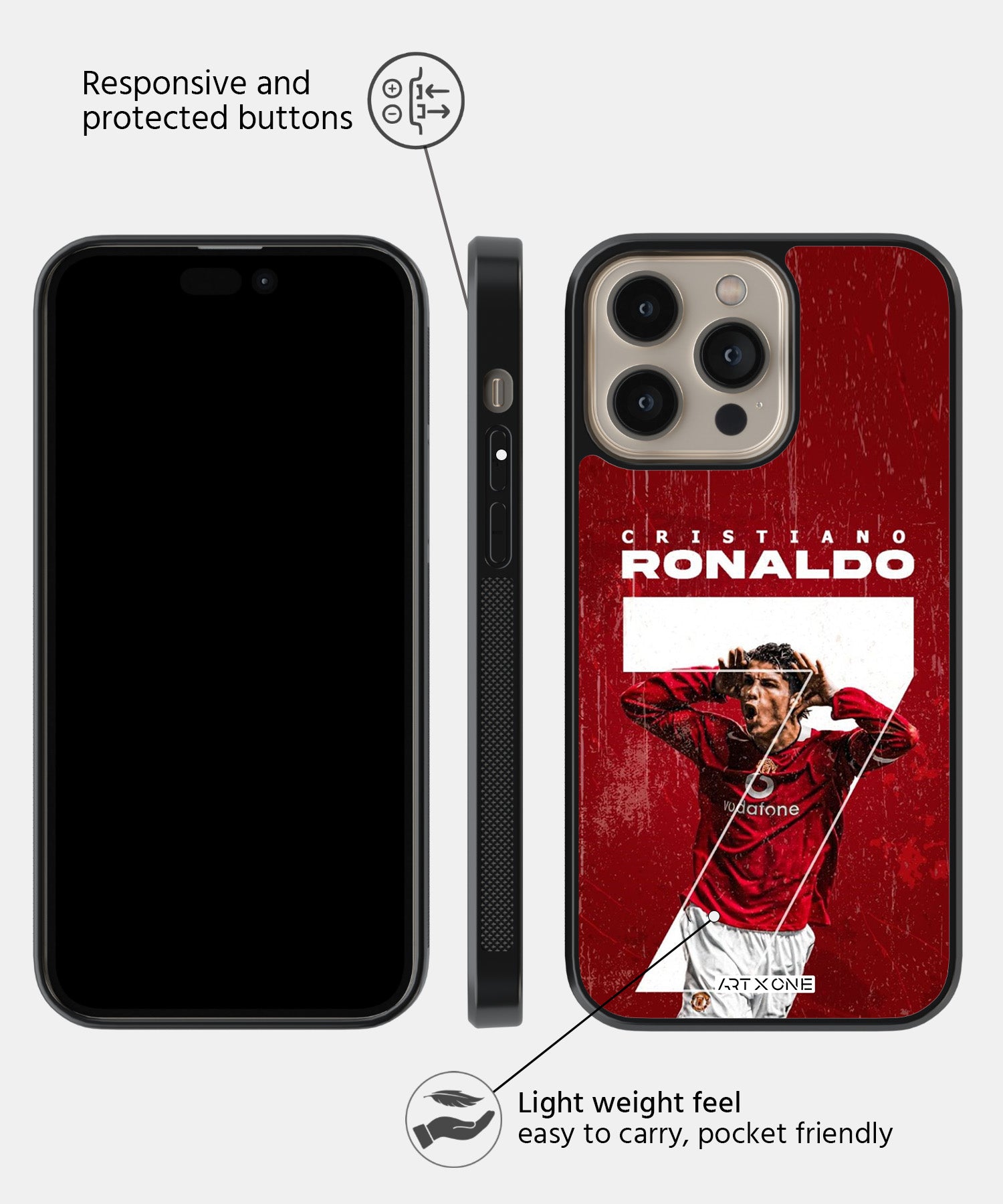 Football (Number 7) Mobile Back Cover
