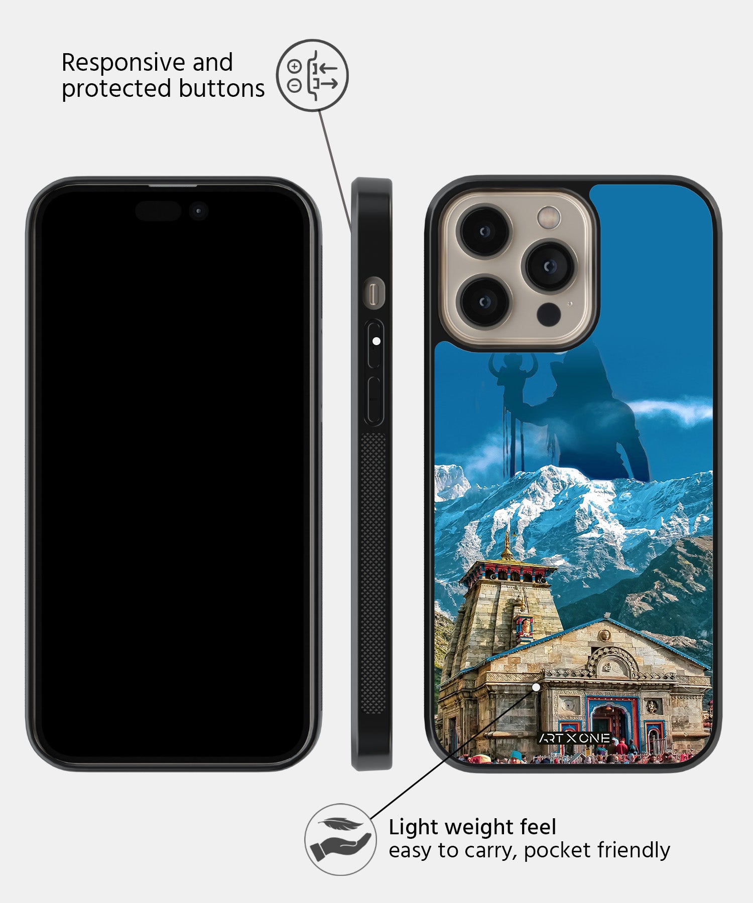 Hindu Gods (Mahadev) Mobile Back Cover