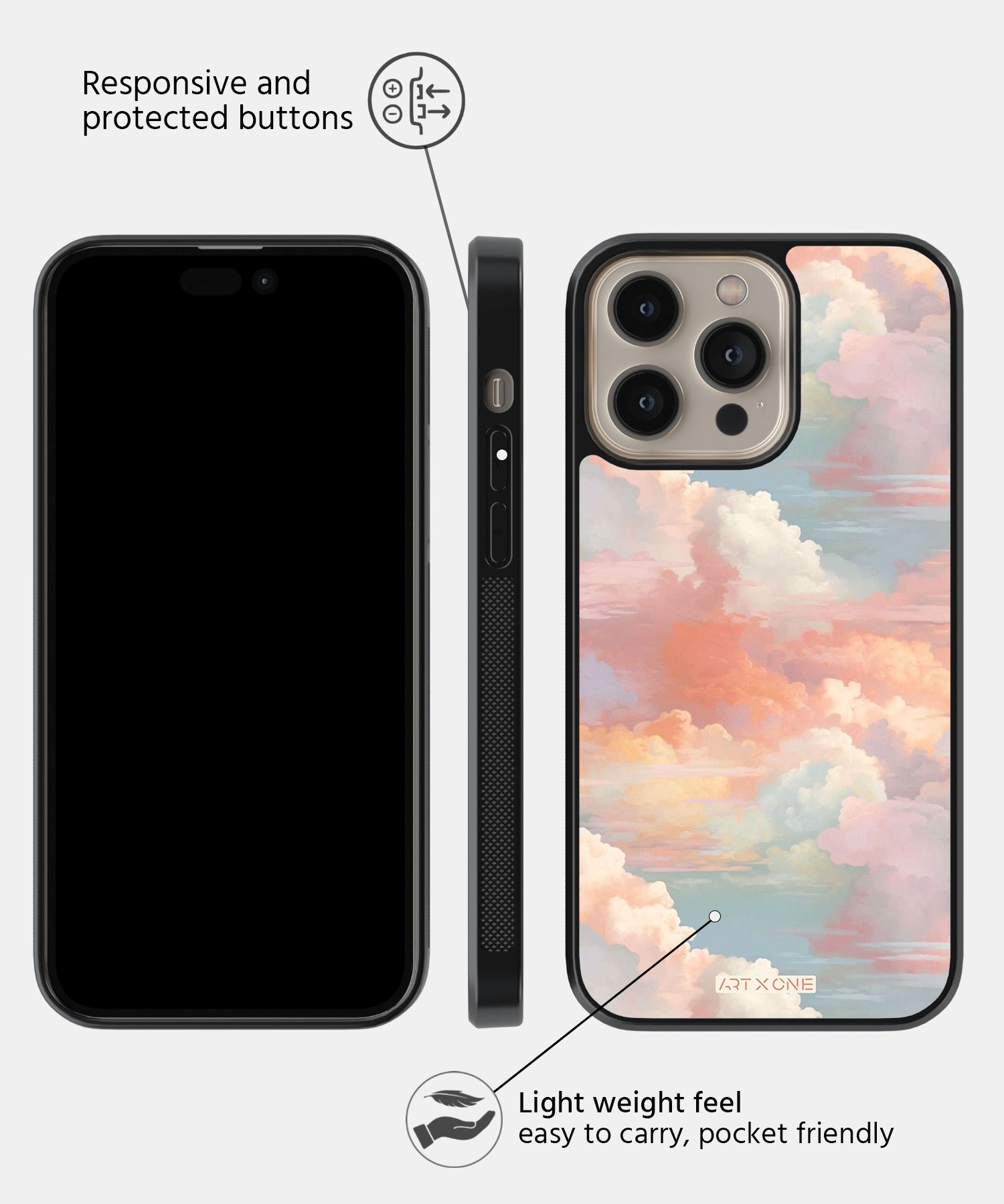 Pastel Sky Mobile Back Cover