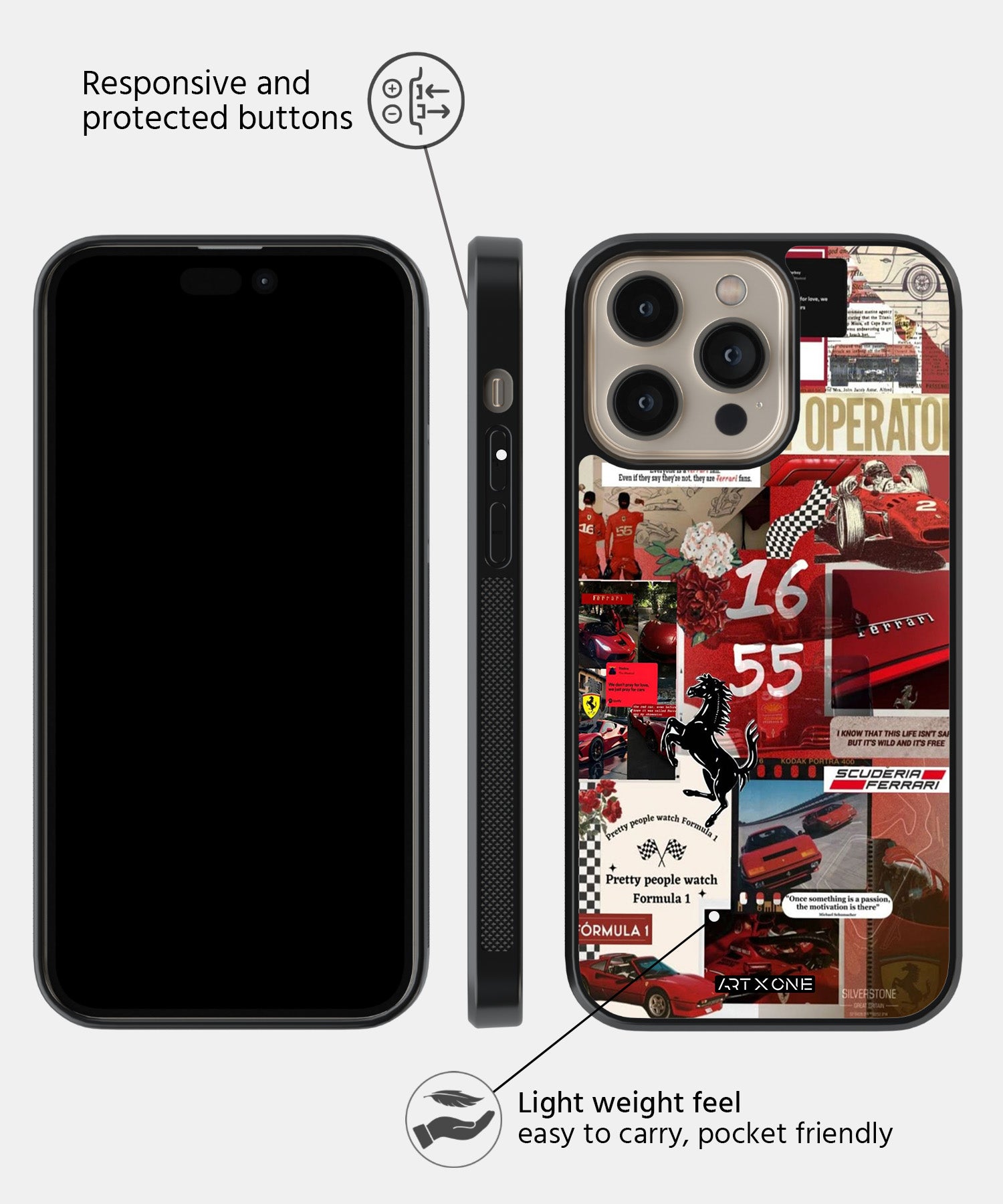 F1 X 1655 Mobile Back Cover