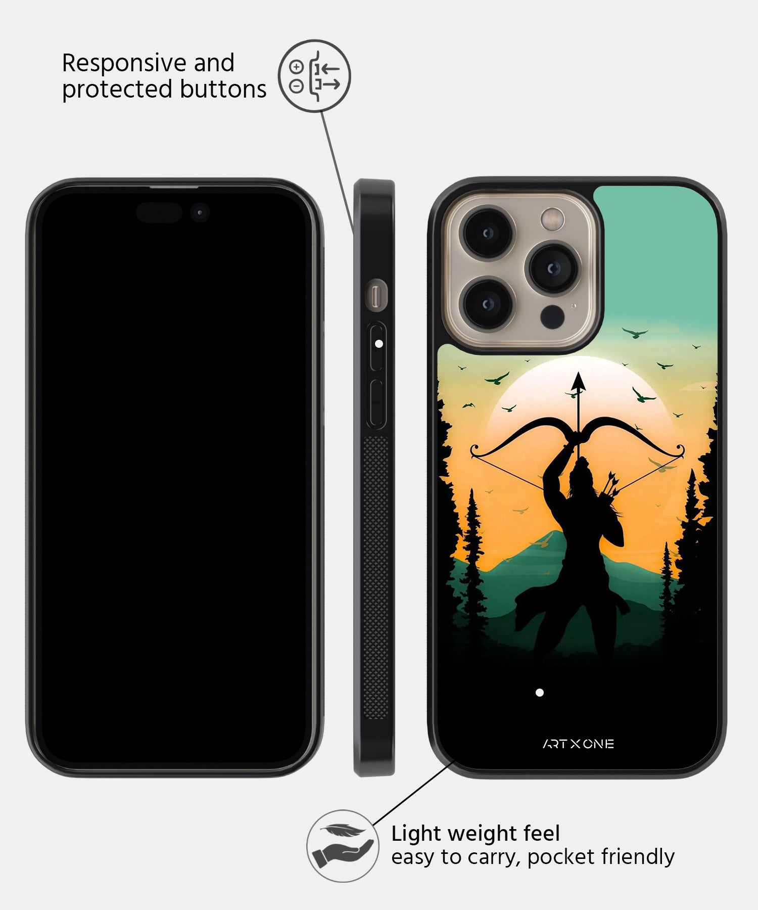 Hindu Gods (Jai Shree Ram) Mobile Back Cover