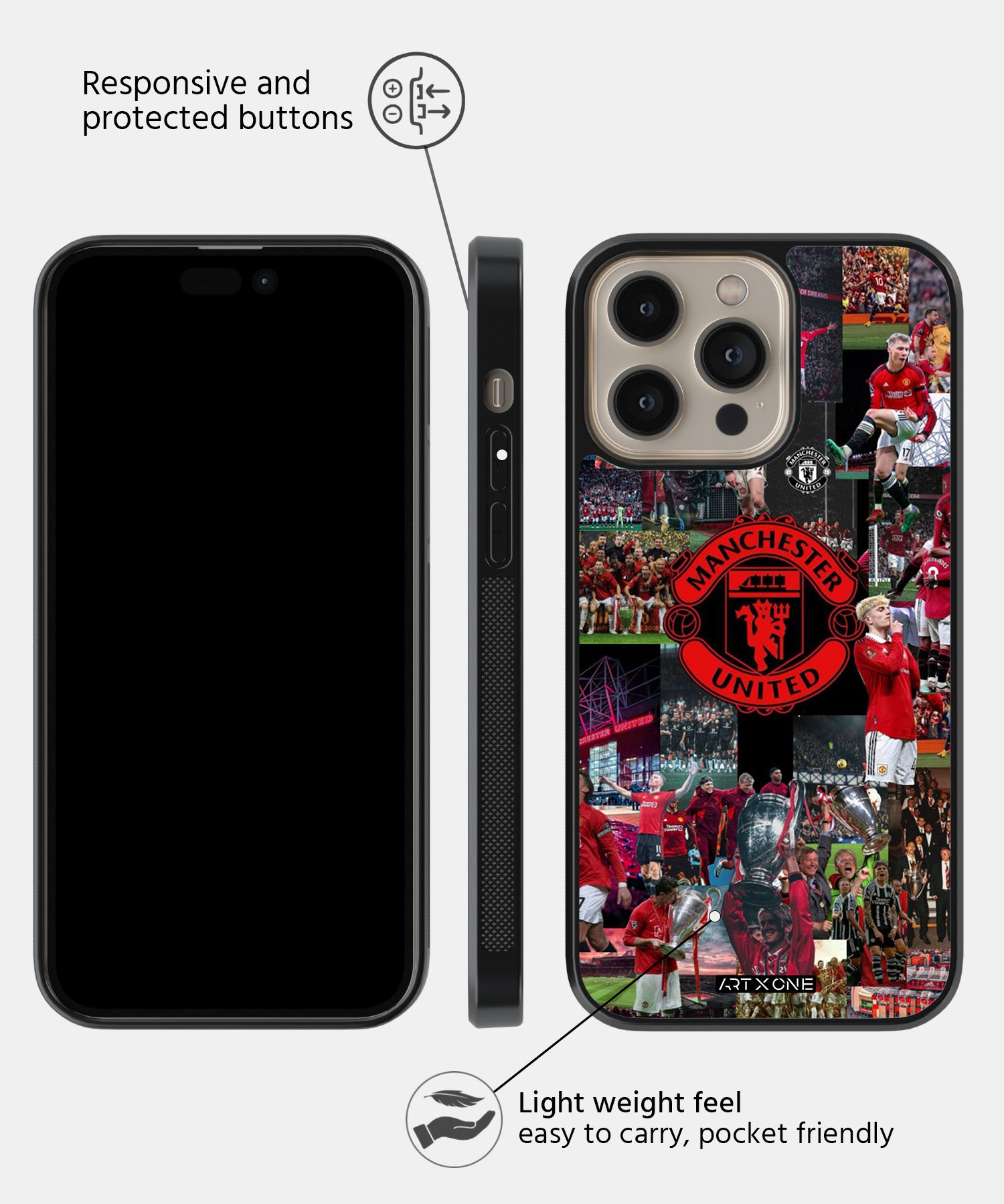 Football (MC United) Mobile Back Cover