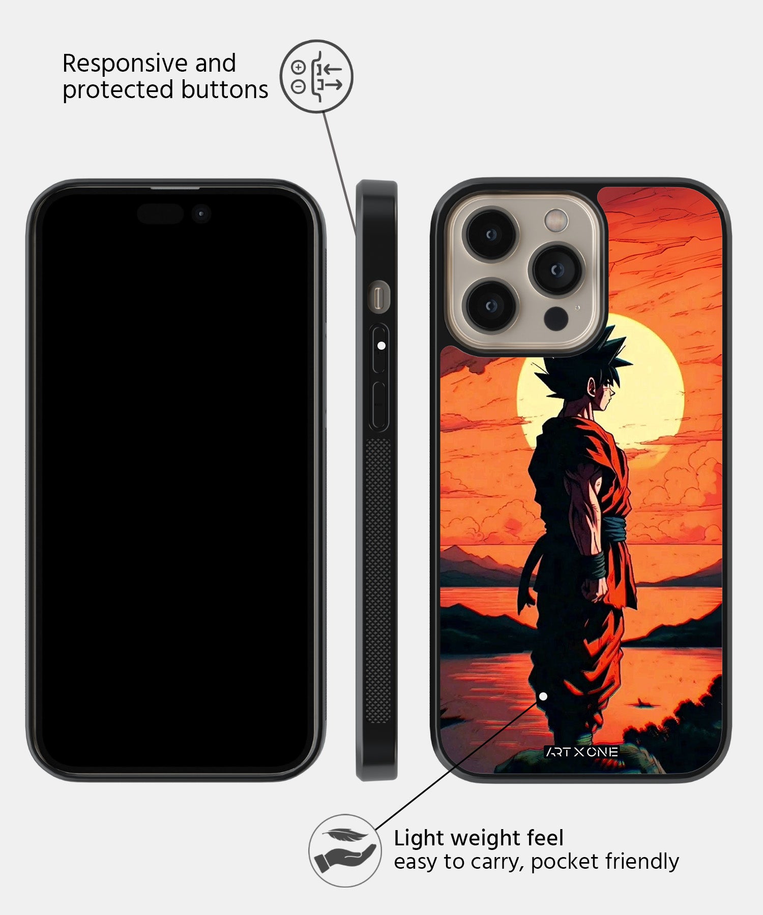 Dragon Ball Z  (Super Saiyan Goku) Mobile Back Cover