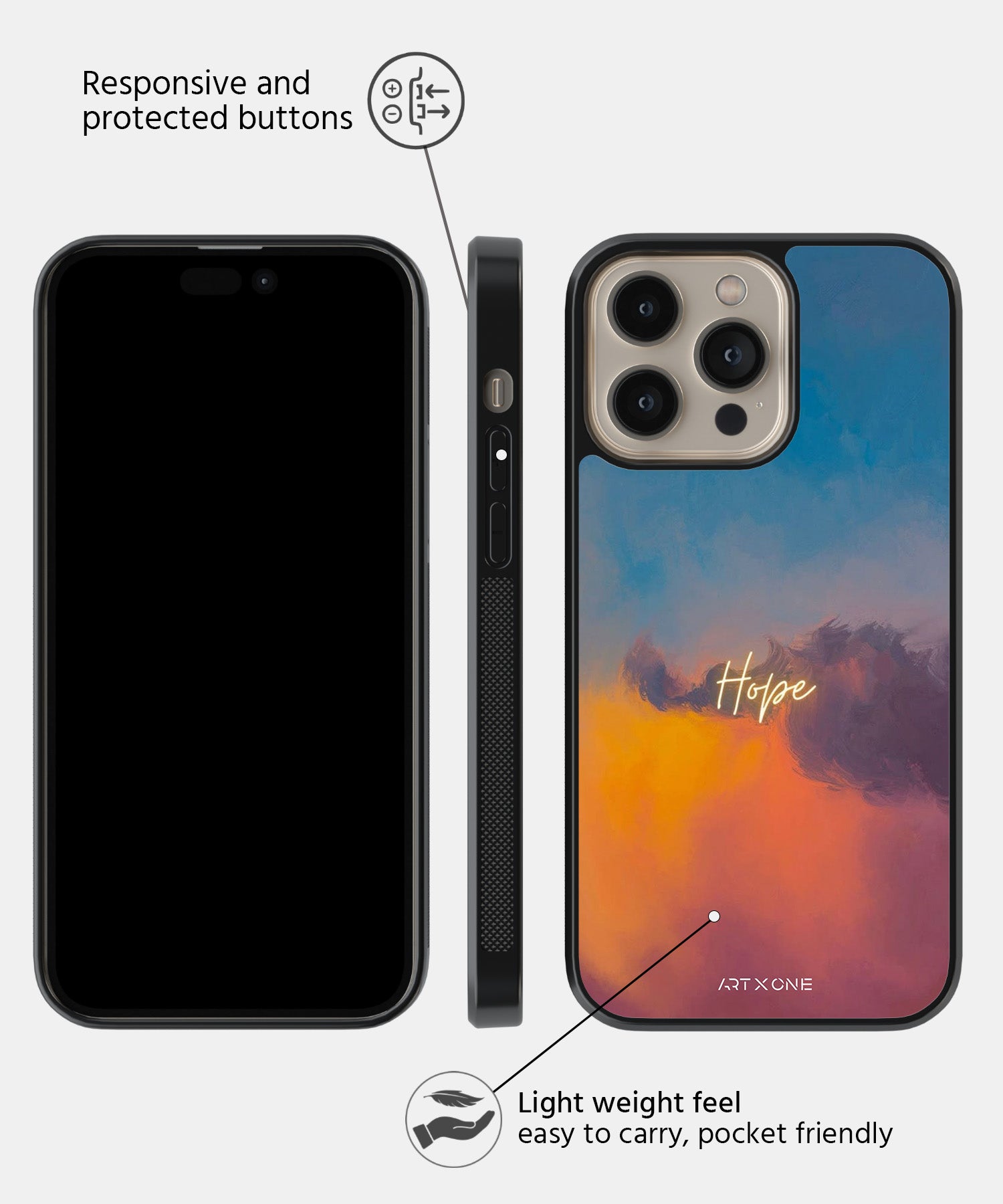 Vibrant Hope Mobile Back Cover