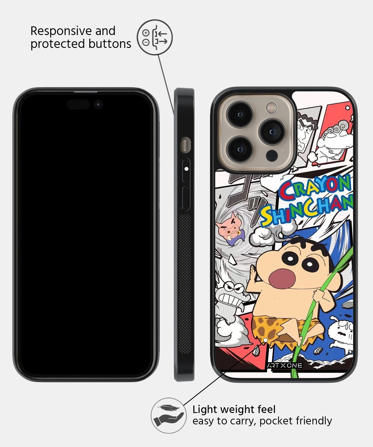 Cartoon (Shinchan) Mobile Back Cover