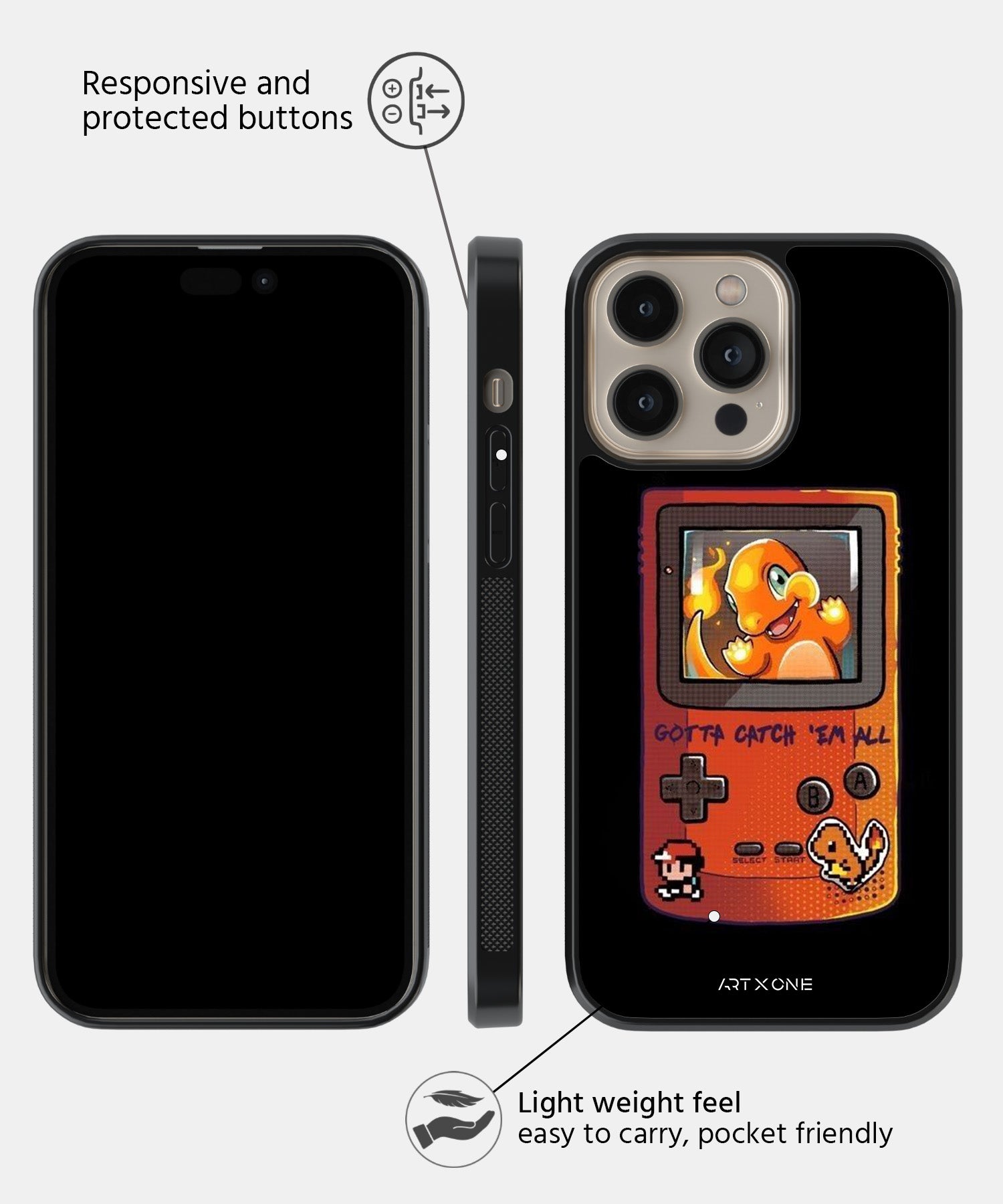 Cartoon (Charmander) Mobile Back Cover