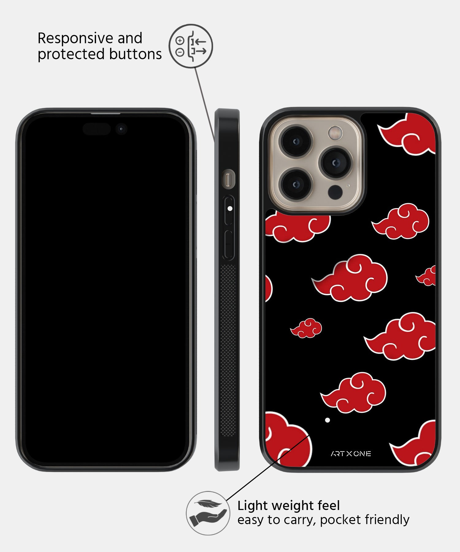 Akatsuki Cloud Mobile Back Cover