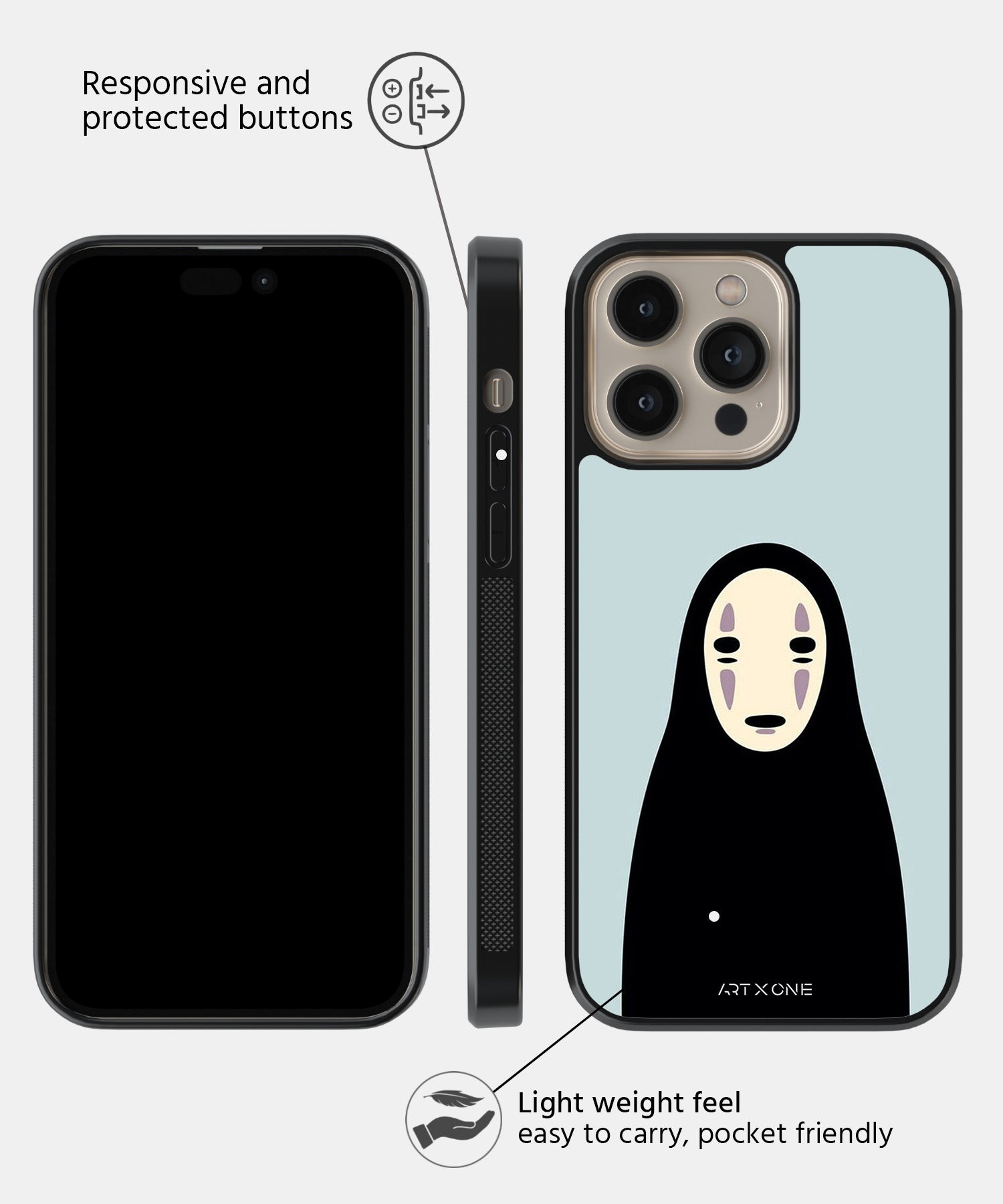 Spirited Away No Face Mobile Back Cover