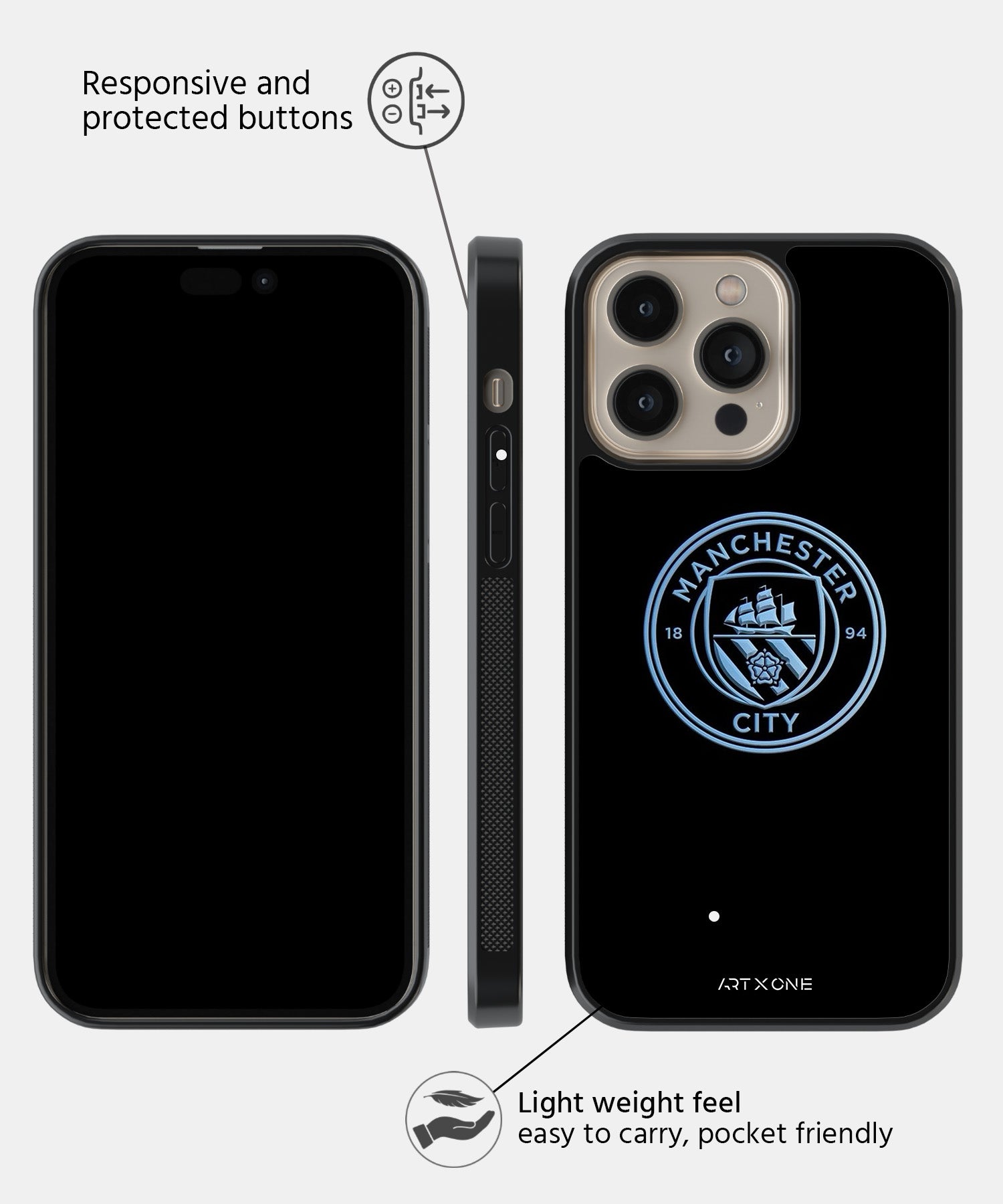 Football (Manchester City) Mobile Back Cover