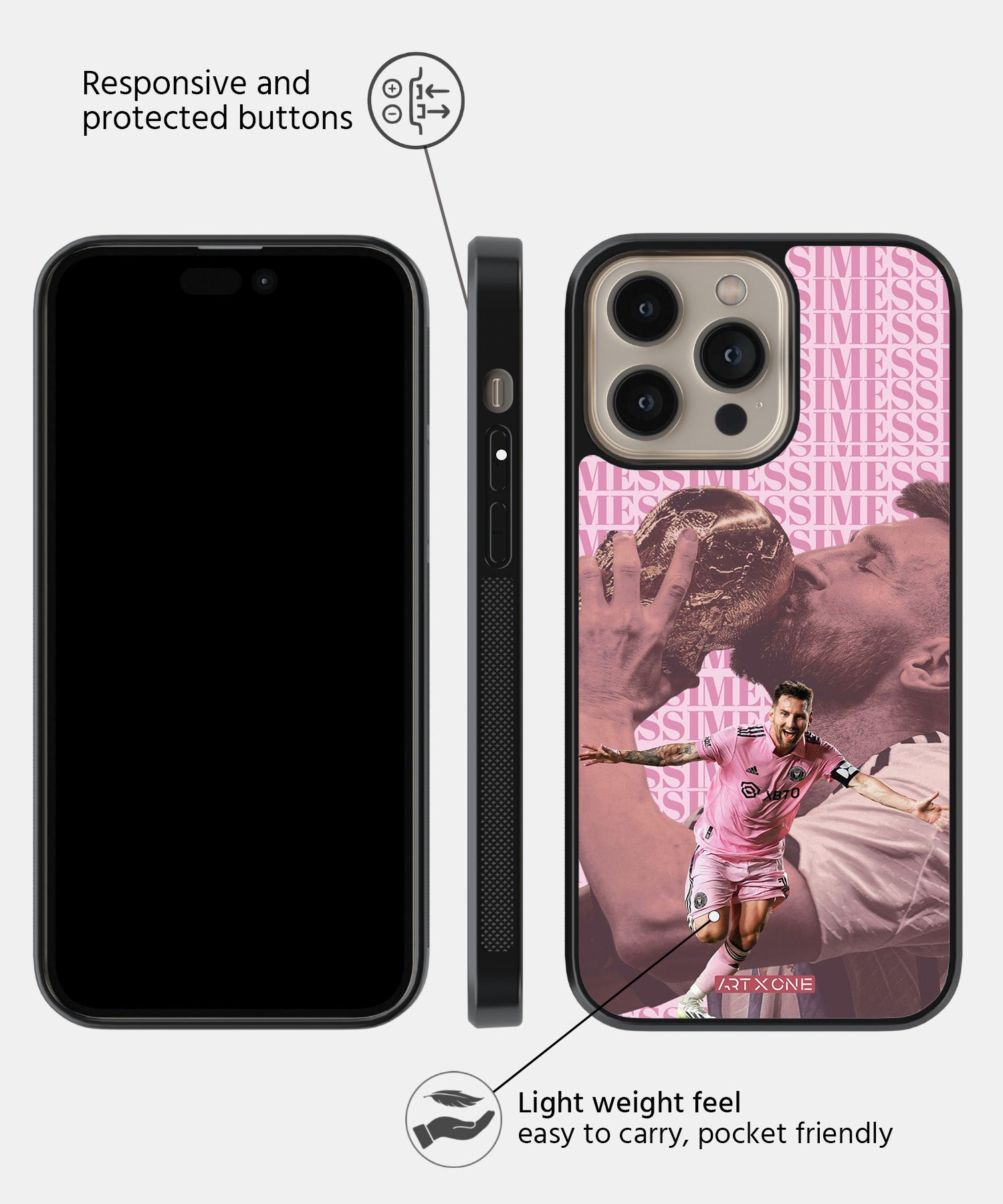 Football (Messi Originals) Mobile Back Cover