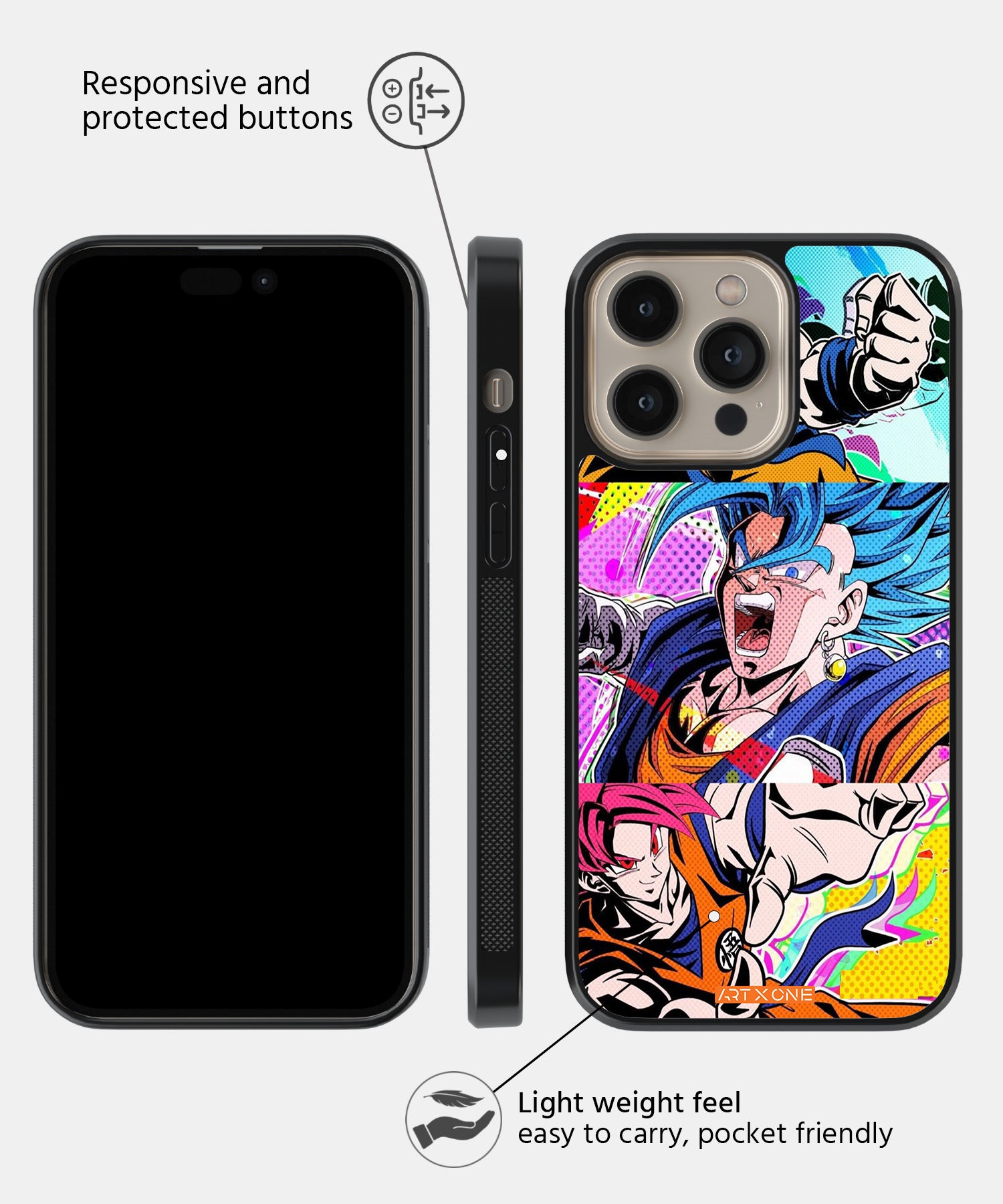 Dragon Ball Z (Goku Super Saiyan) Mobile Back Cover