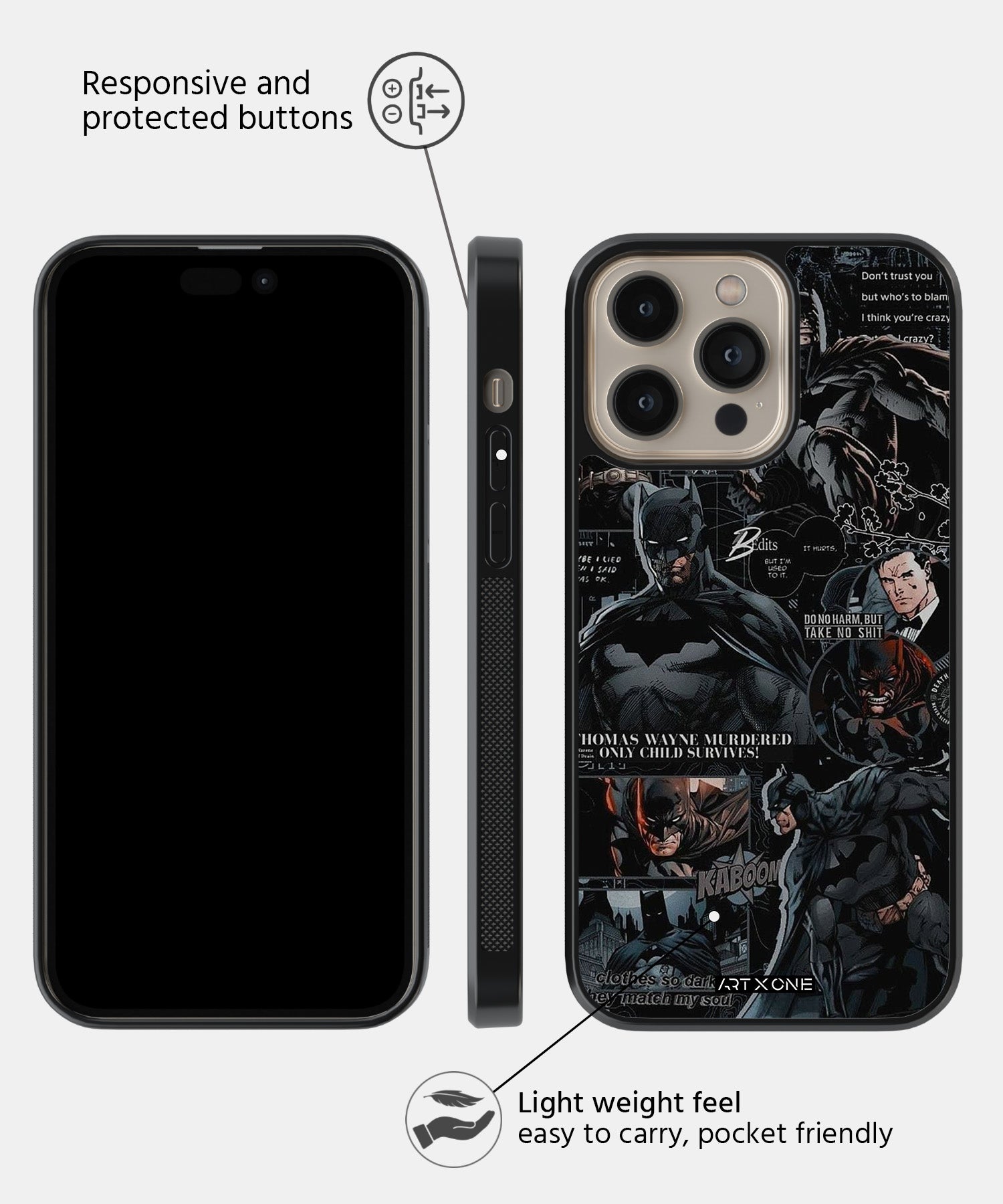 DC (Bruce Wayne) Mobile Back Cover