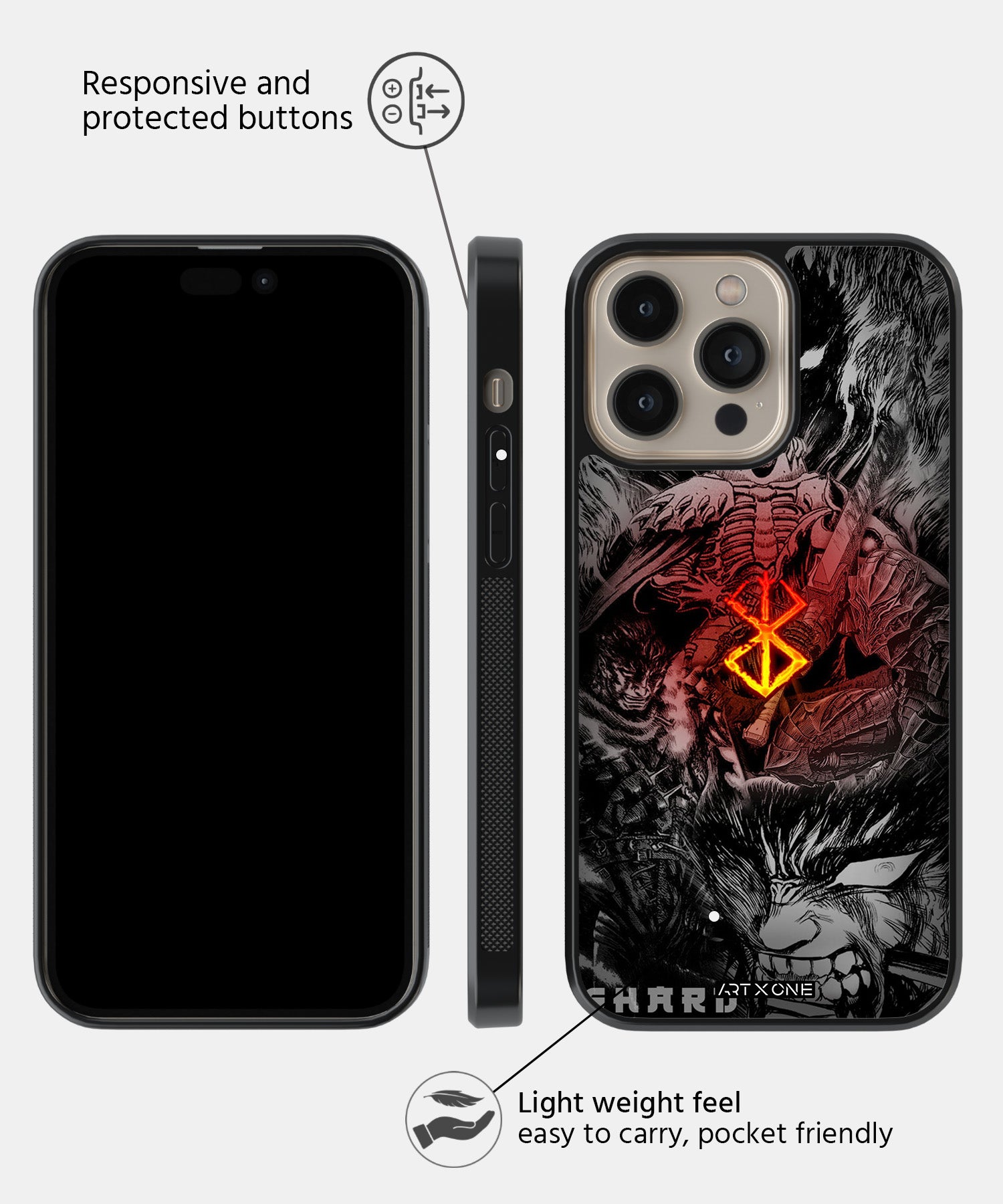 Berserk  (Skull Knight) Mobile Back Cover