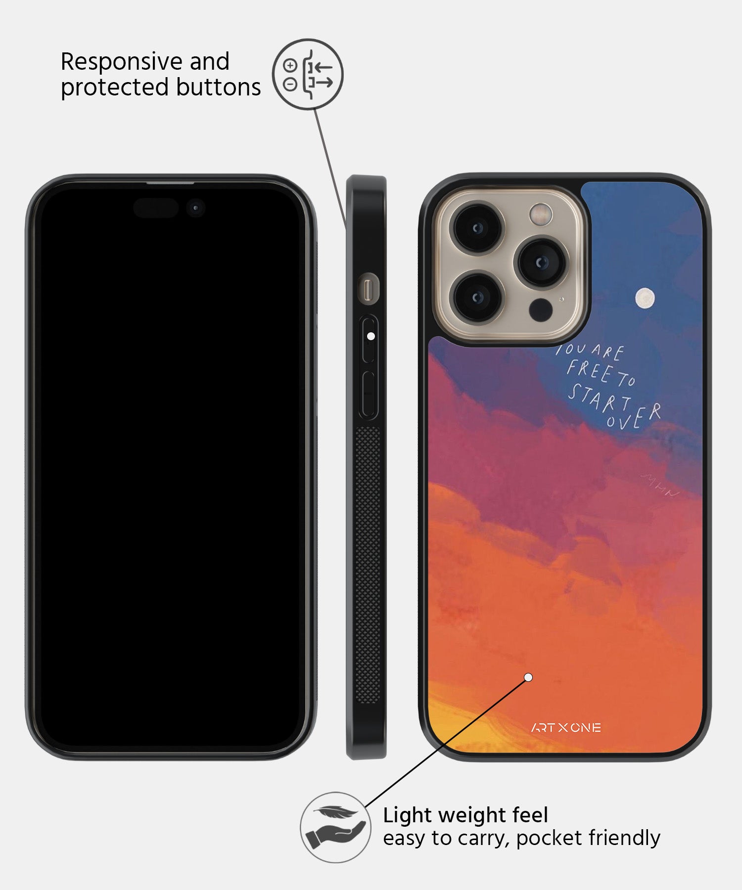Start Over Mobile Back Cover