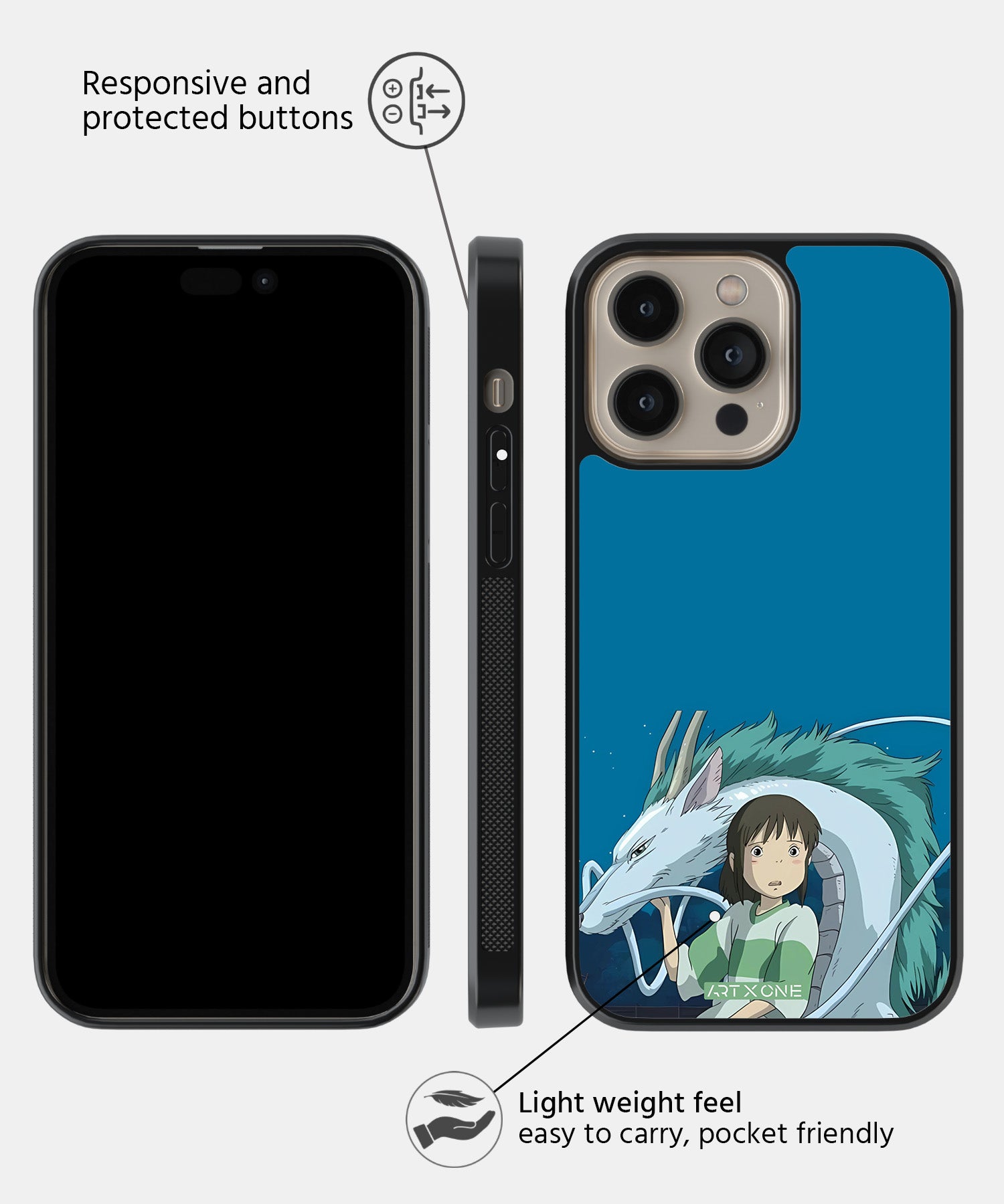 Chihiro And Haku Mobile Back Cover