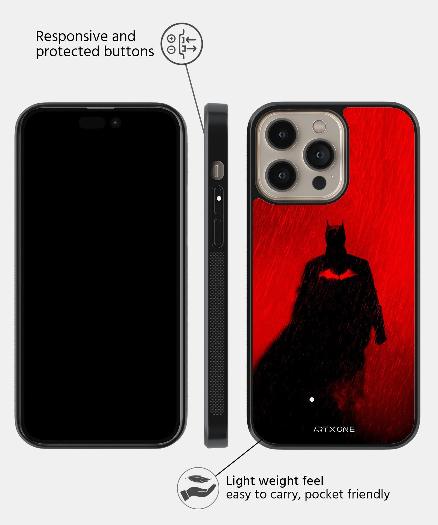 DC (Robert Pattinson) Mobile Back Cover