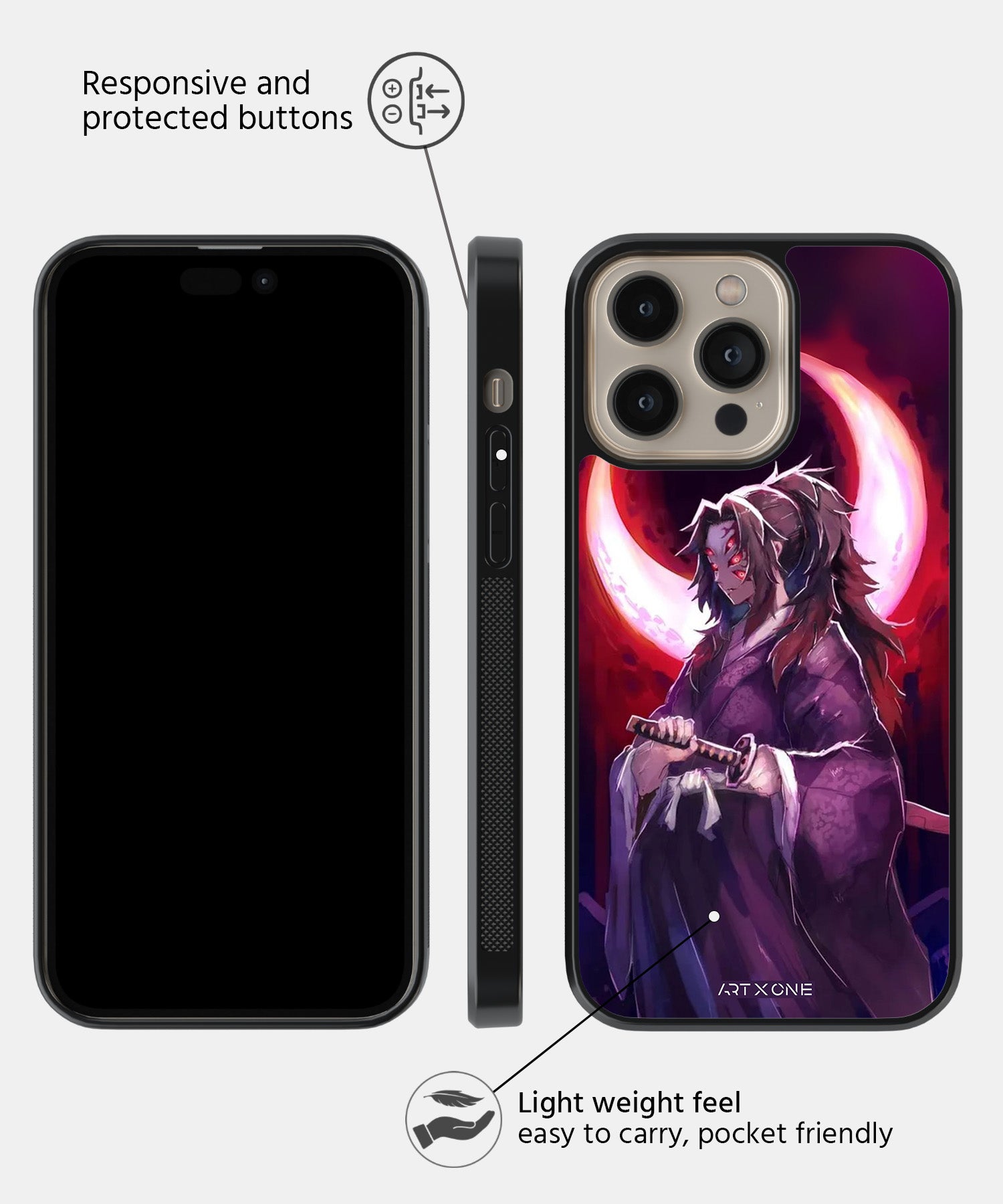 Demon  (Kokushibo) Mobile Back Cover
