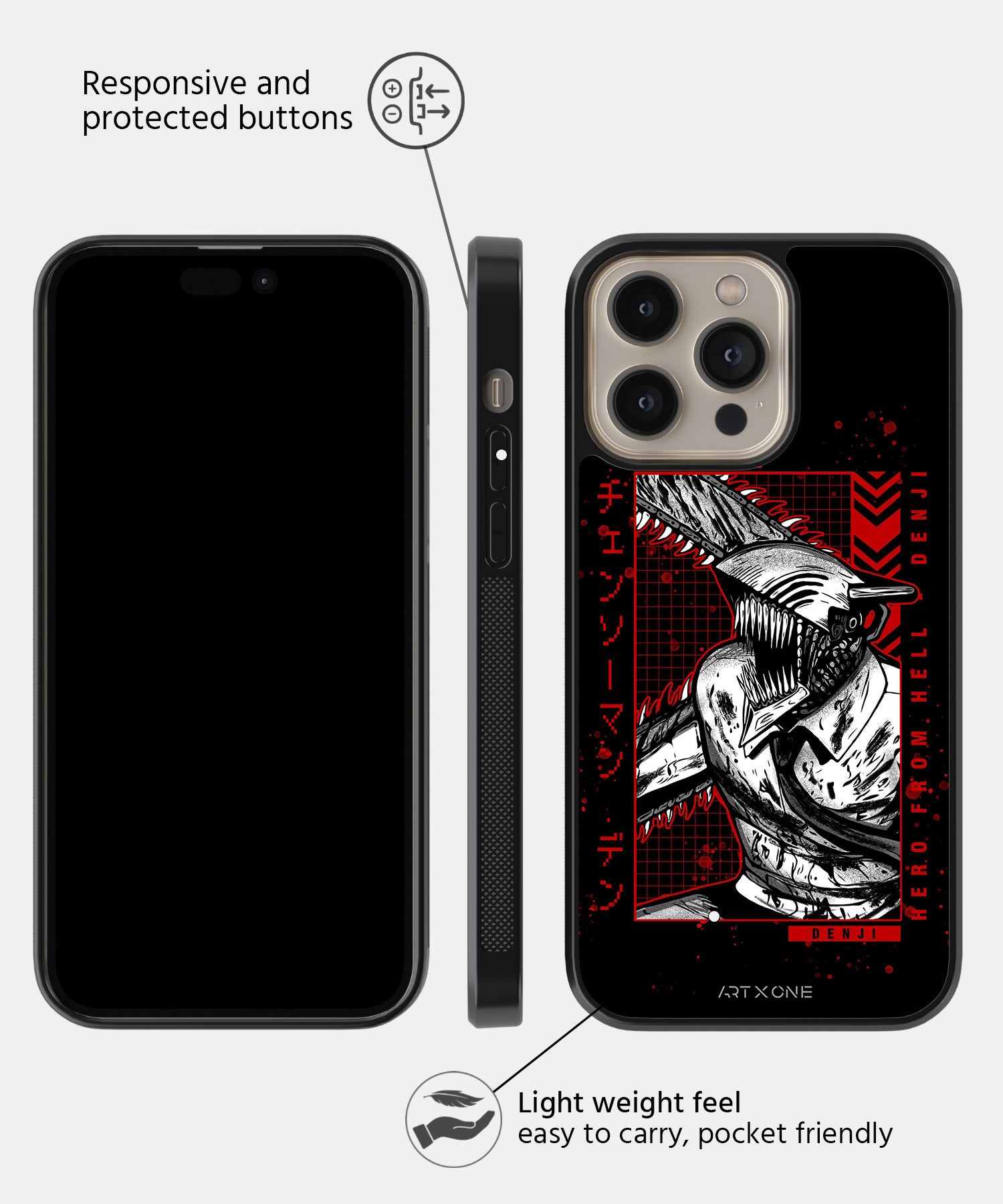 Hero From Hell Denji Mobile Back Cover