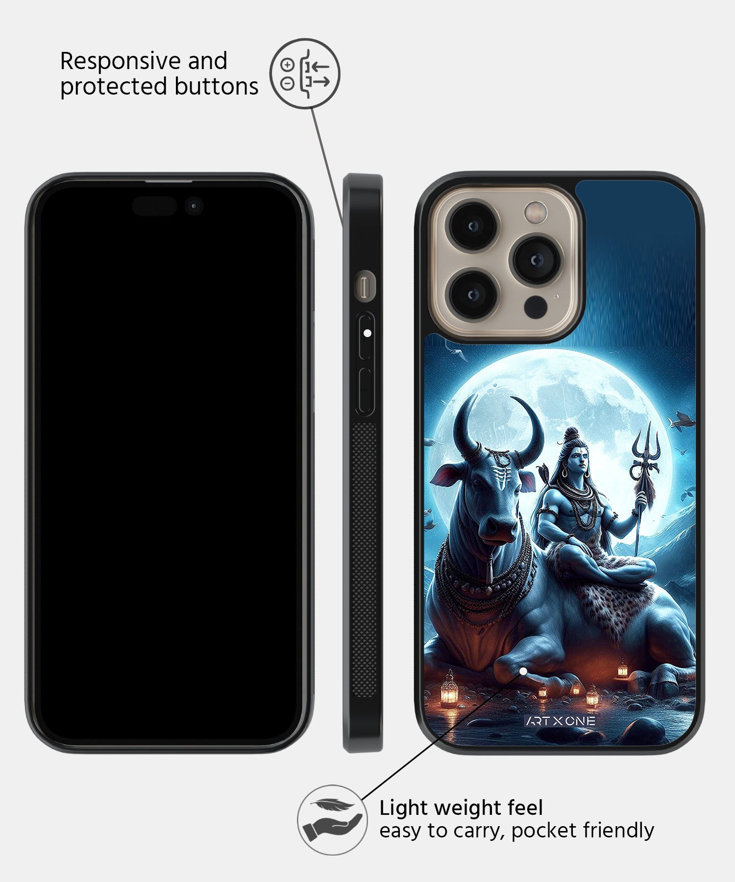 Hindu Gods (Bhole Baba) Mobile Back Cover