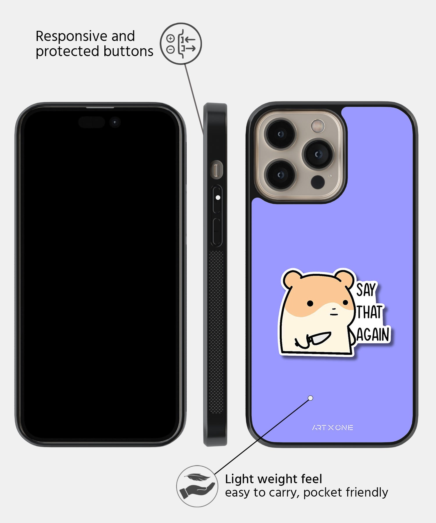 Say that again Mobile Back Cover