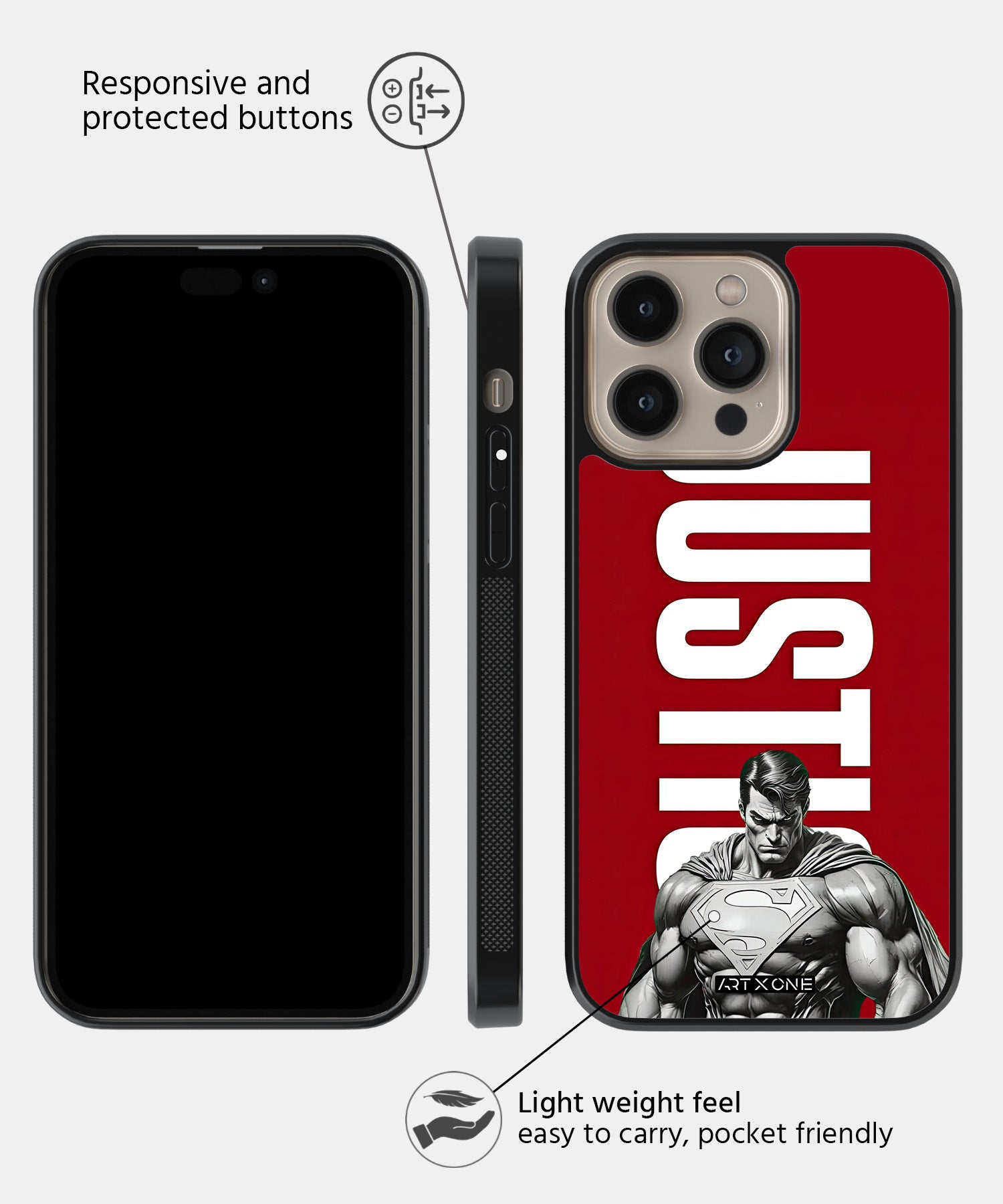 DC (Justice) Mobile Back Cover