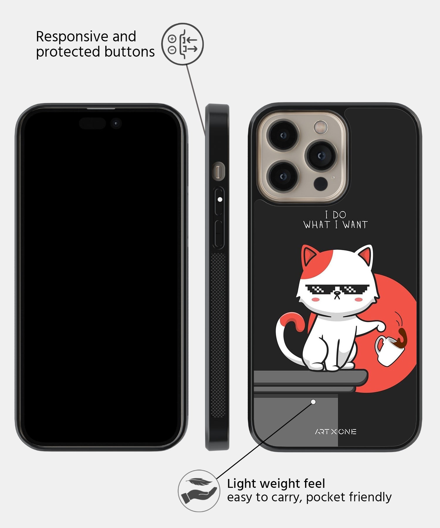 I do what i want Mobile Back Cover