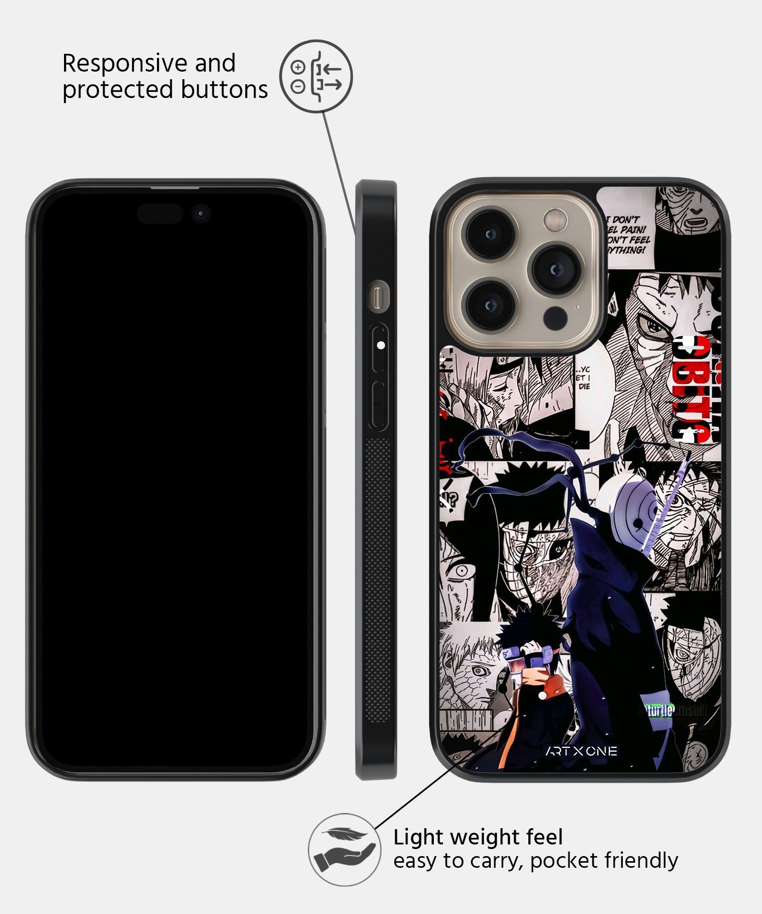 Naruto (Uchiha Clan) Mobile Back Cover