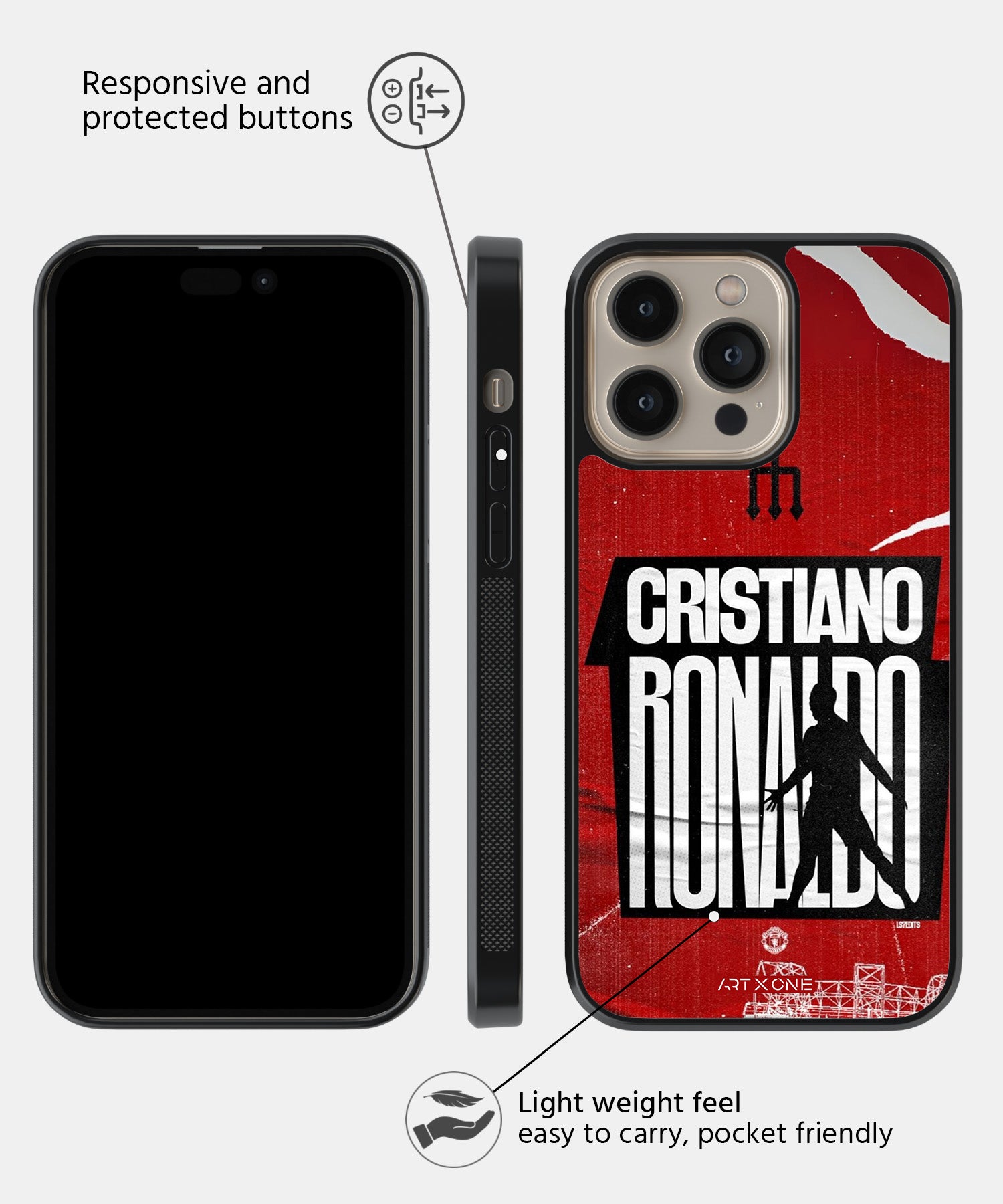 Football (Cristiano Ronaldo) Mobile Back Cover