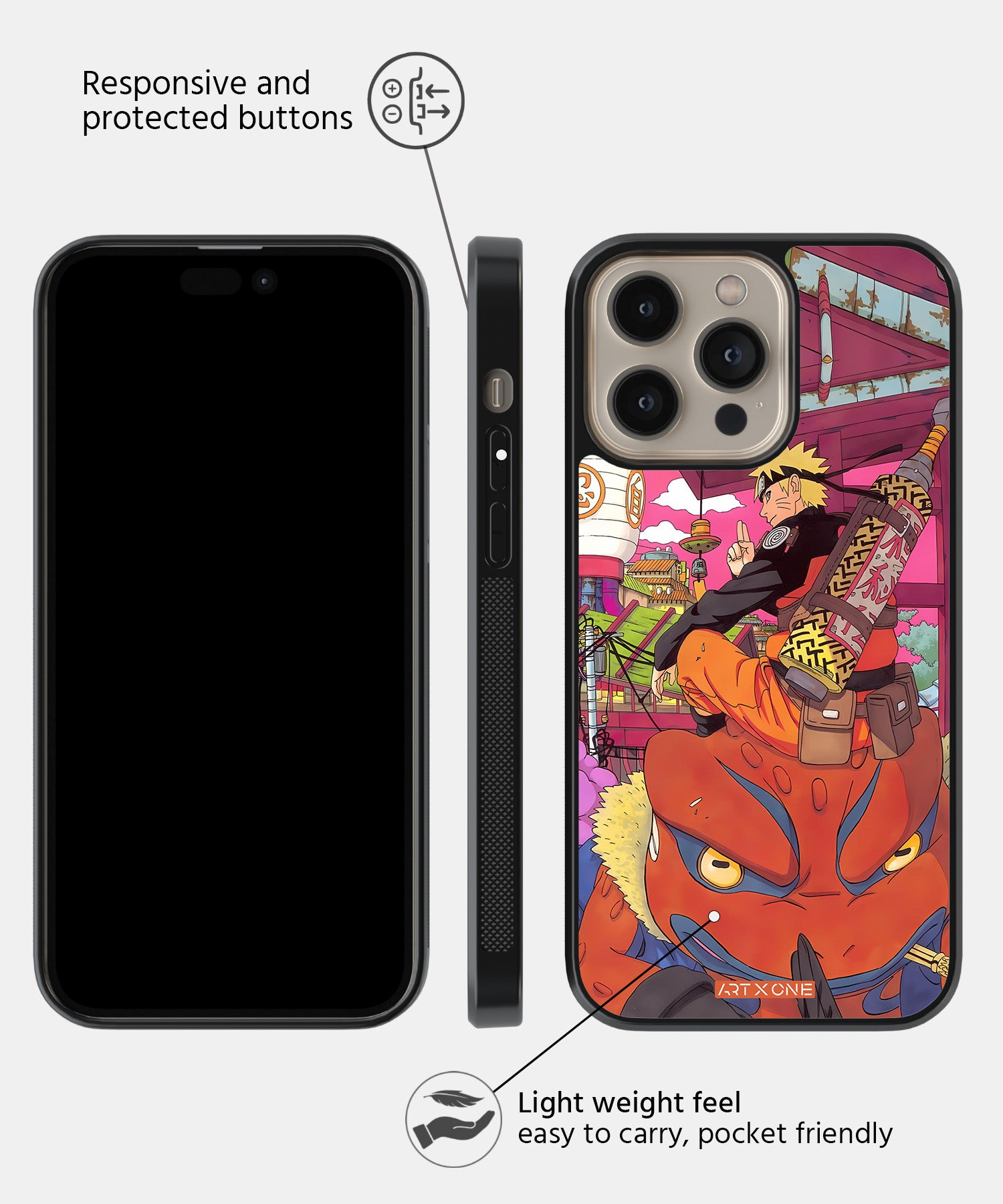 Naruto's Adventure Mobile Back Cover