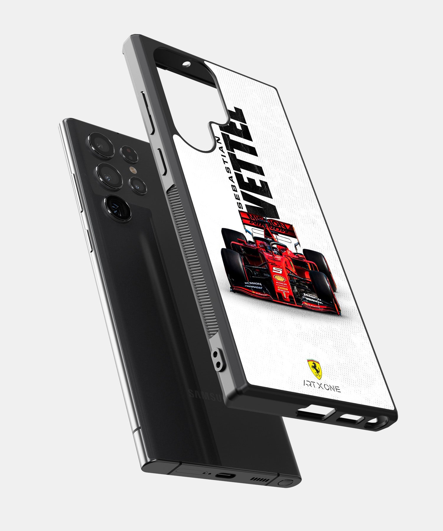 Sebastian Vettel Ferrari F1 Mobile Back Cover