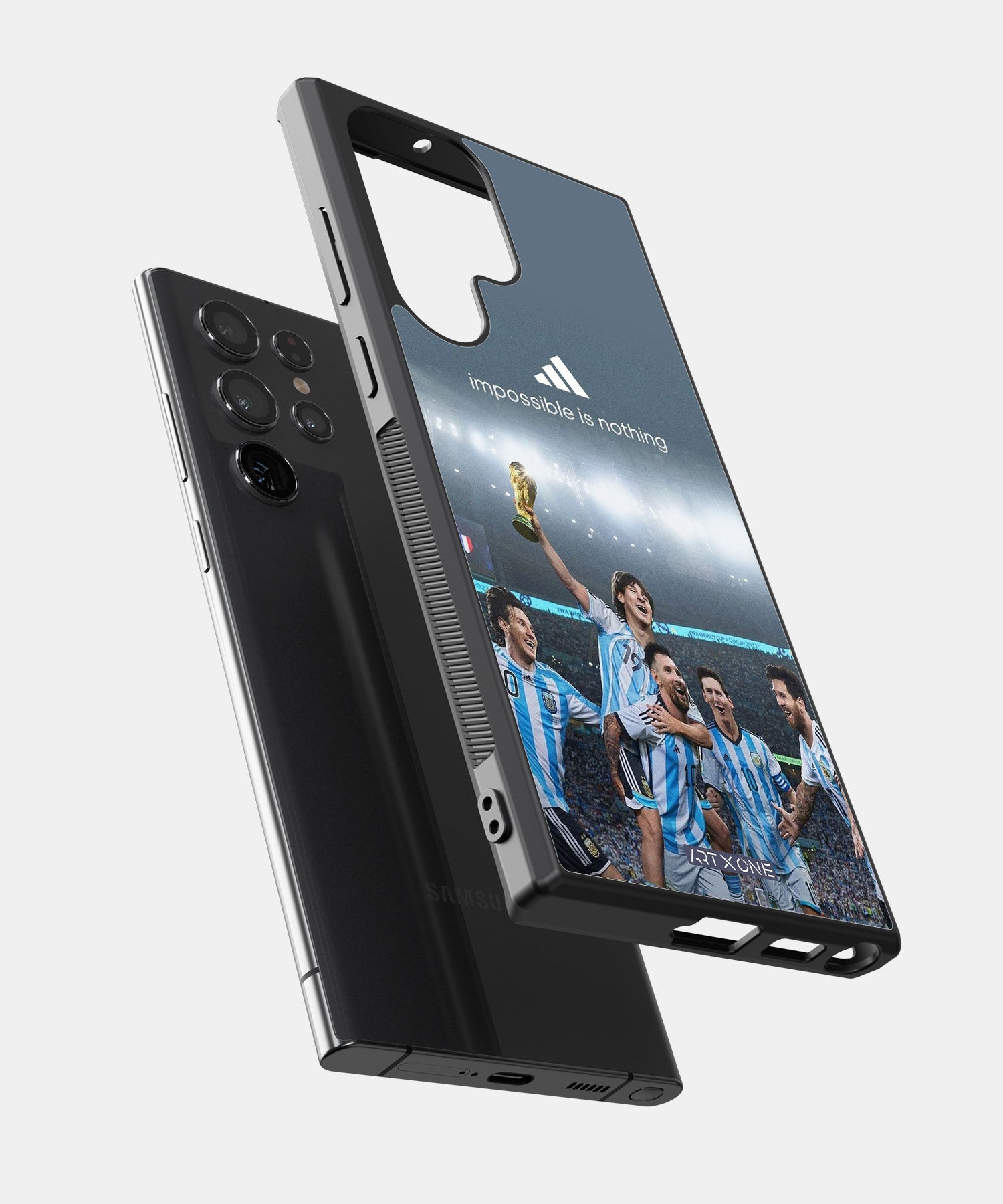 Football (Messi Nothing is Impossible) Mobile Back Cover