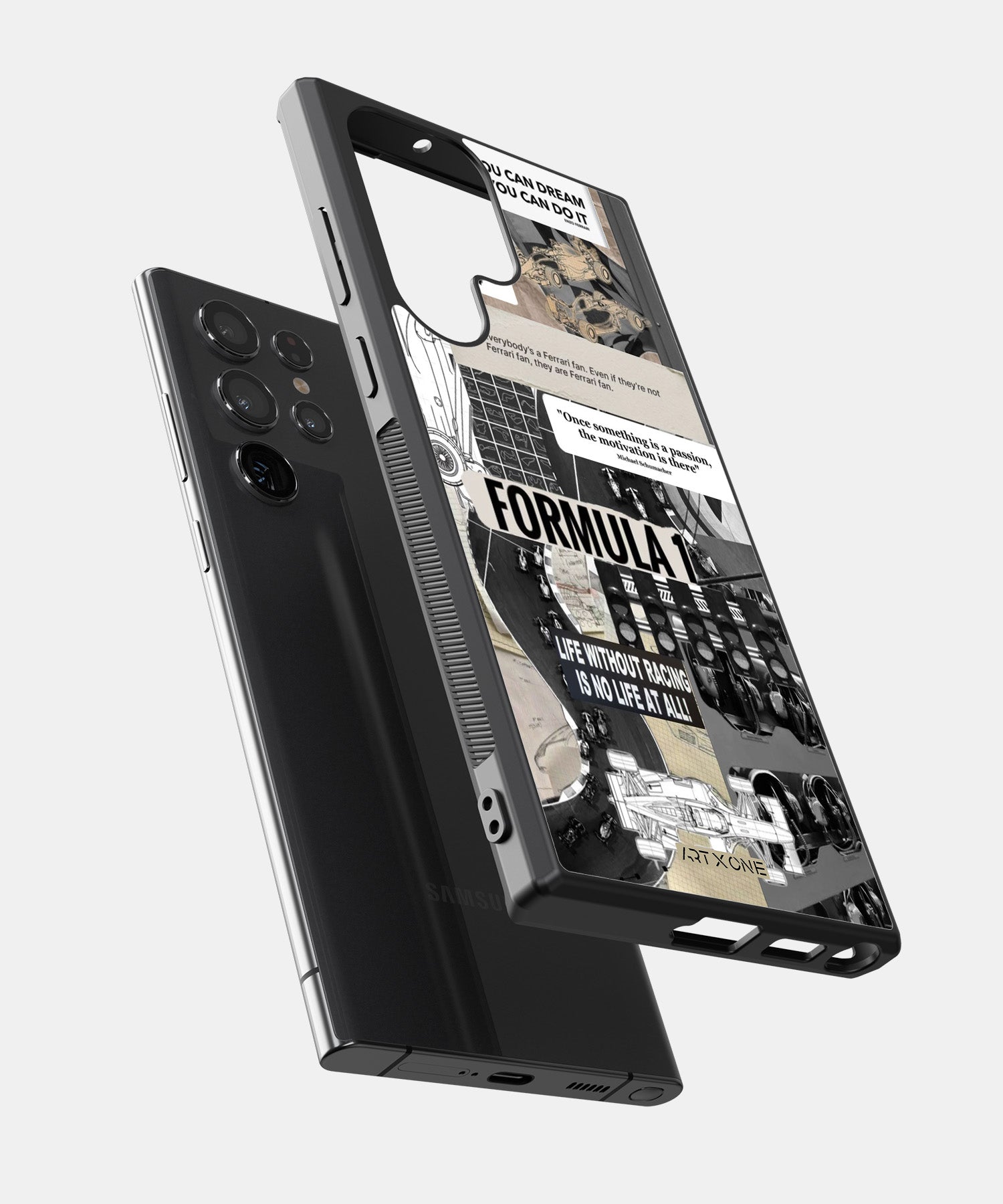 Formula 1 Sticker Mobile Back Cover