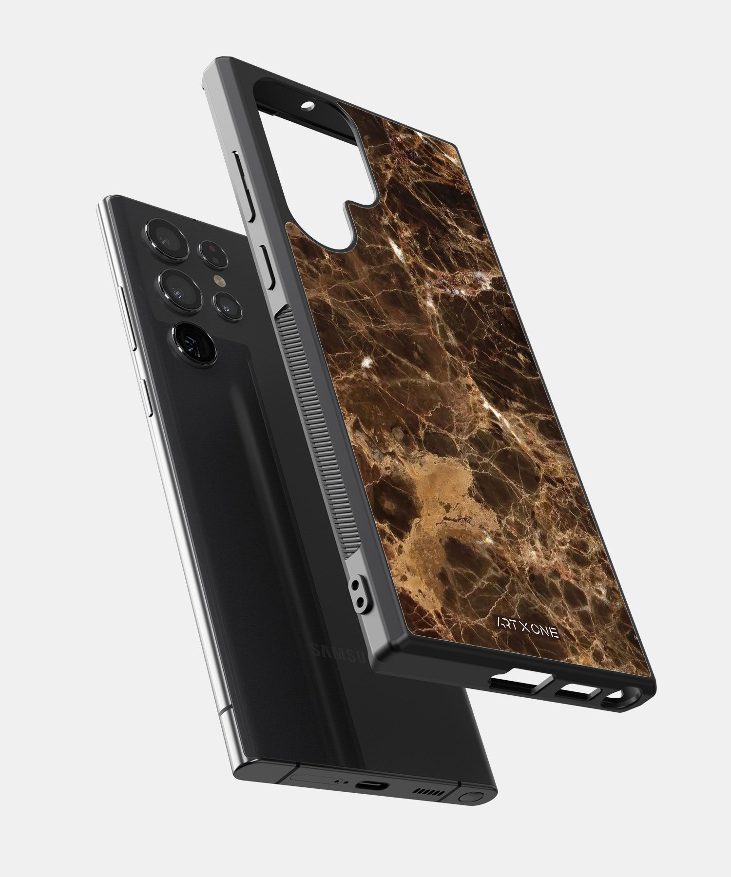 Brown Marbel Mobile Back Cover