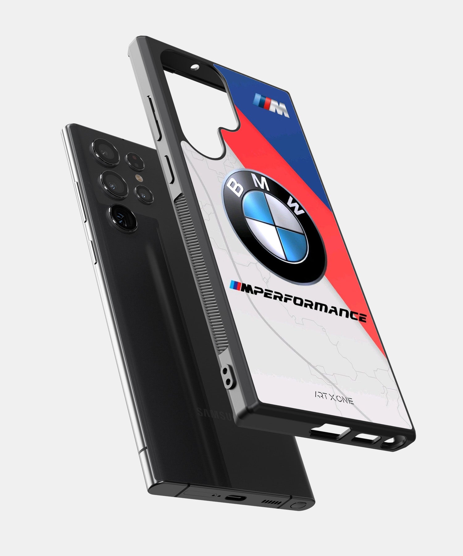 BMW Logo  Gradient Flag Design Mobile Back Cover