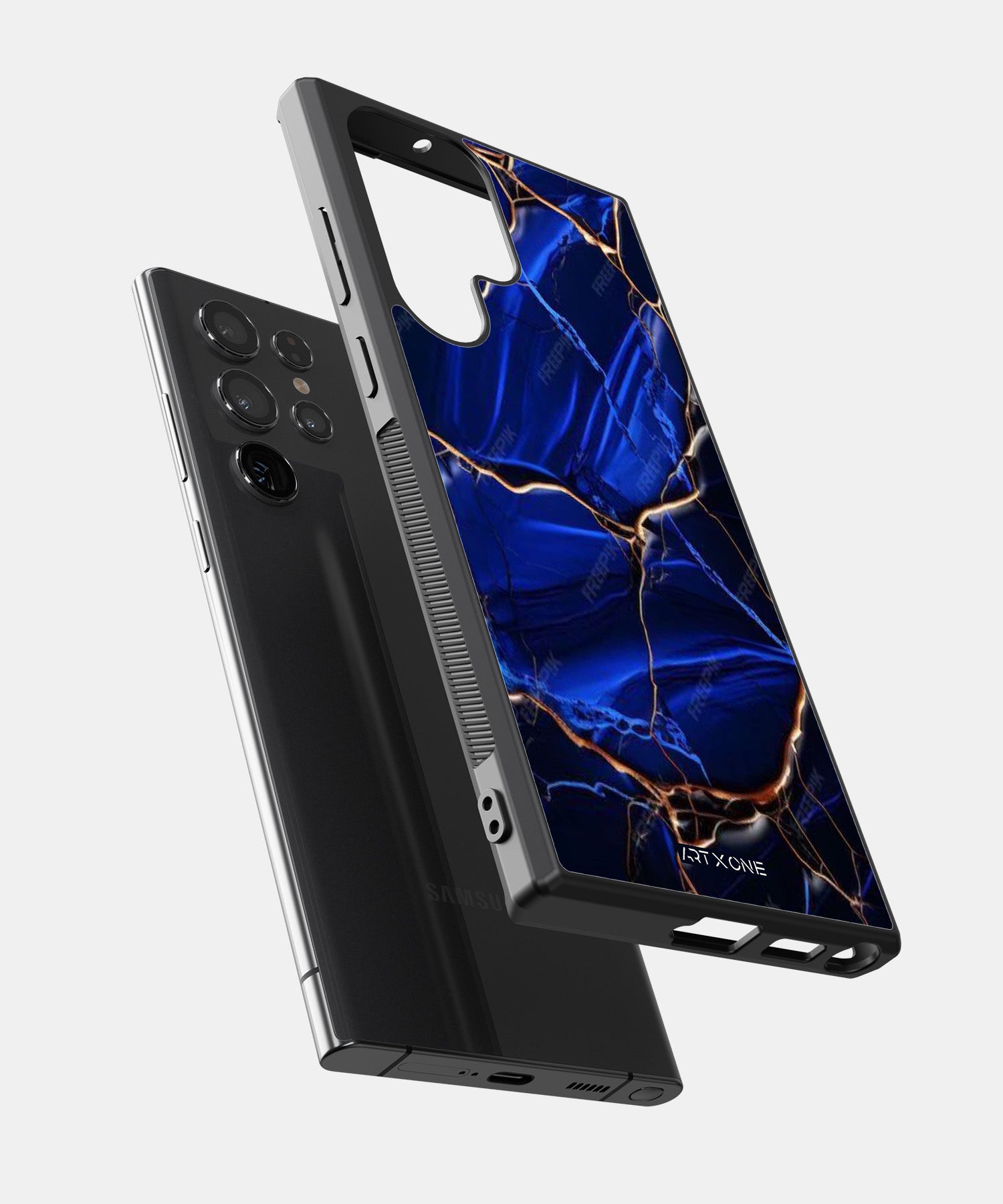 Teal Marbel Mobile Back Cover