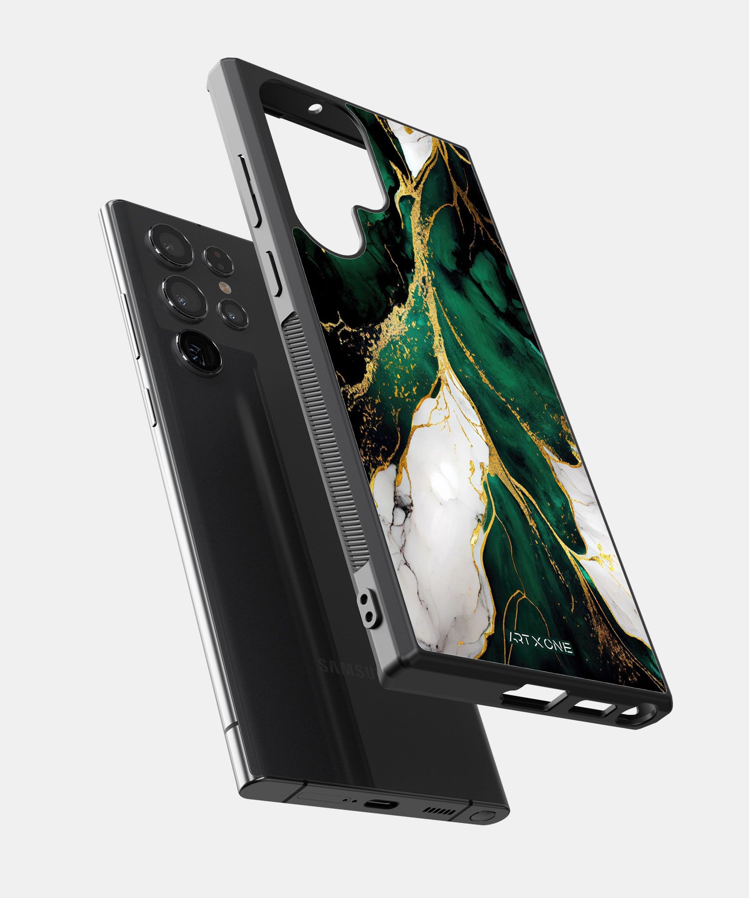 Green Marbel Mobile Back Cover