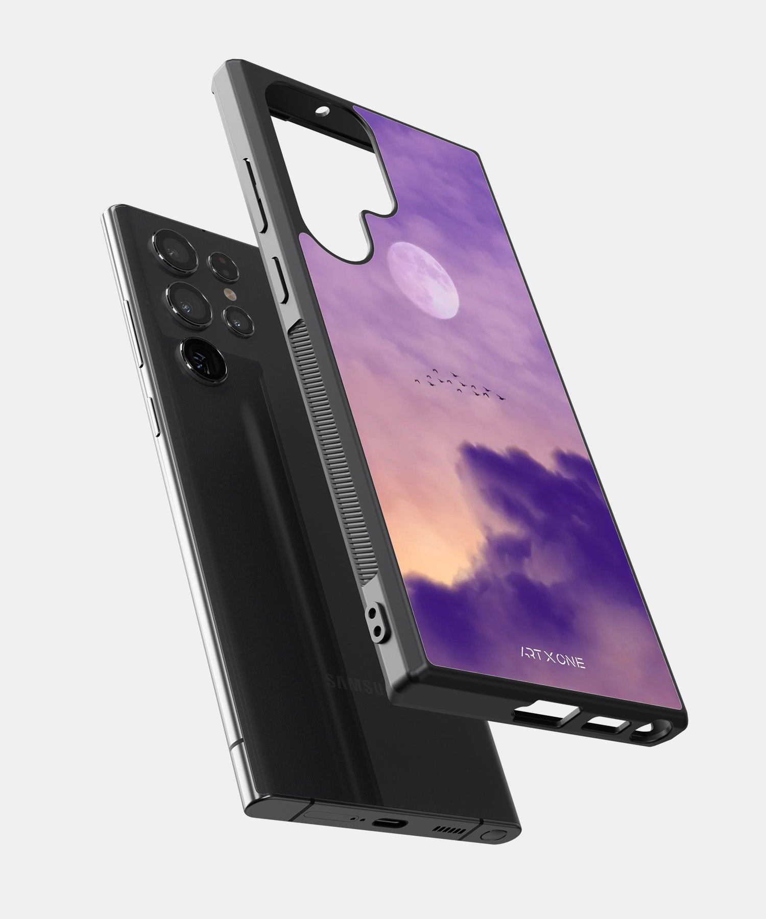 Purple Aesthetic Sky Mobile Back Cover