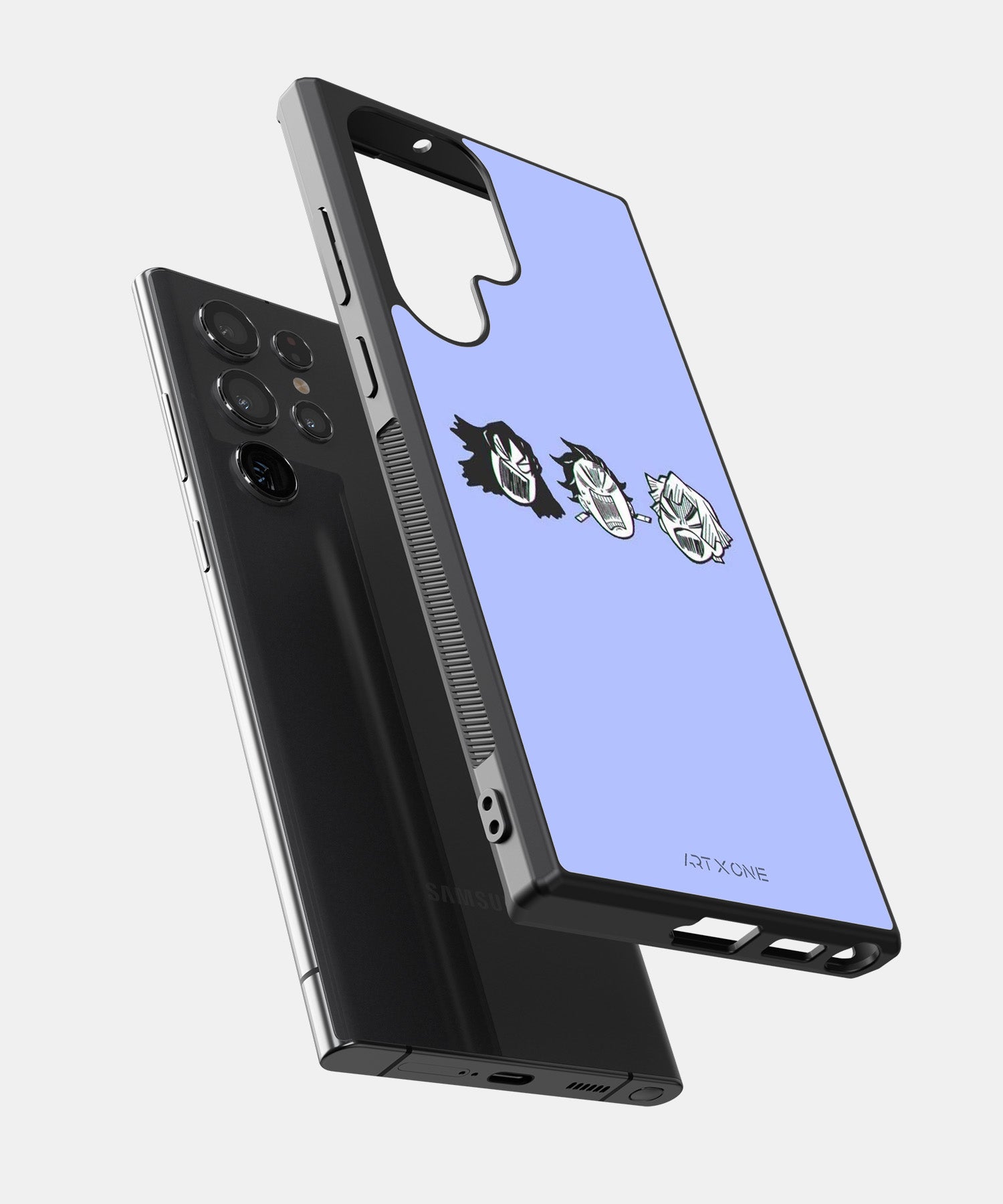 Cute Lavender Demon Slayer Mobile Back Cover