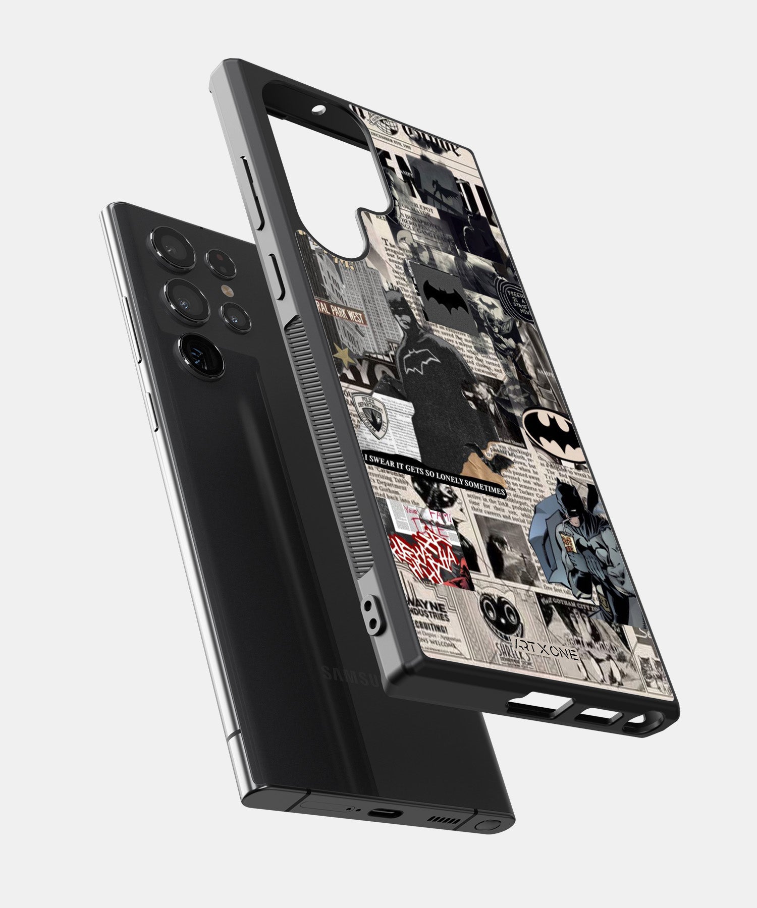 DC (Batman Collage) Mobile Back Cover
