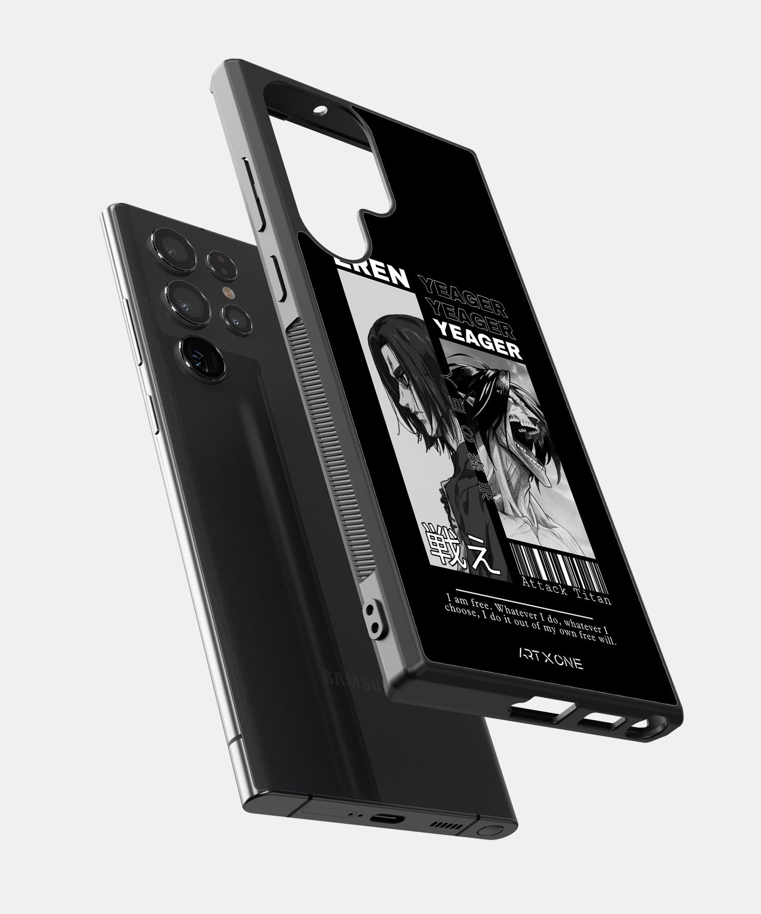 Attack On Titan (Eren X Attack Titan) Mobile Back Cover