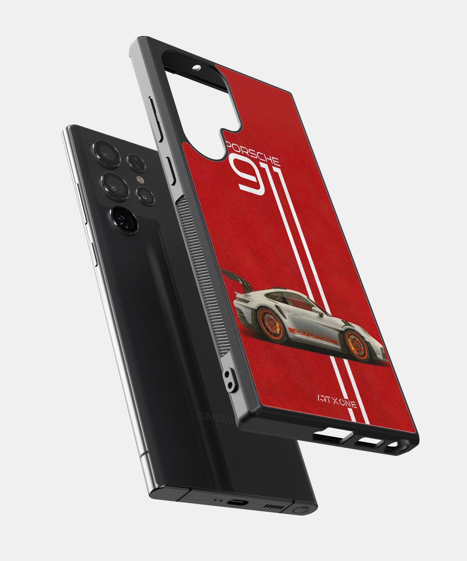 Sports Car  (Porsche 911 Red) Mobile Back Cover