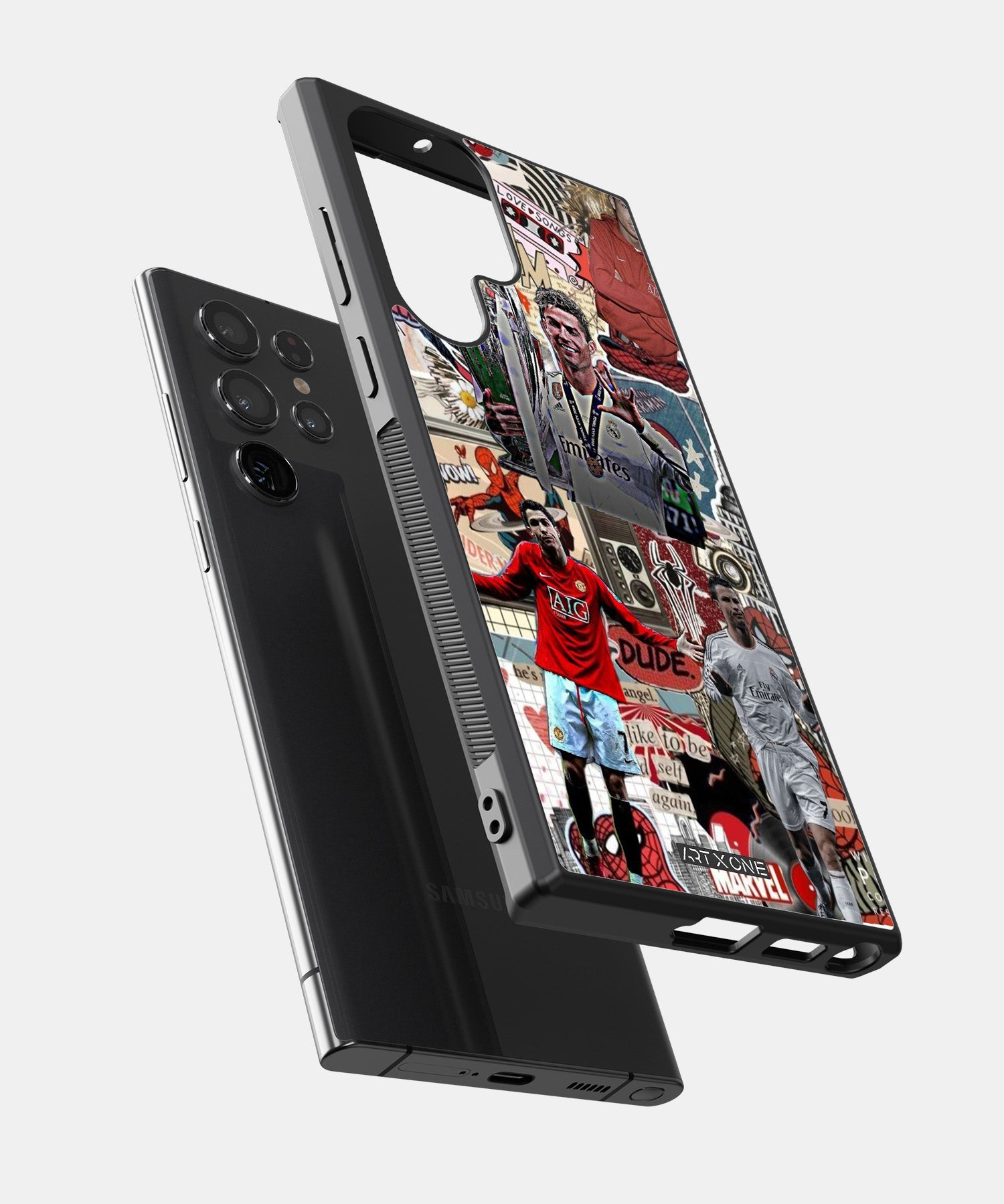 Football (Ronaldo x Spiderman) Mobile Back Cover