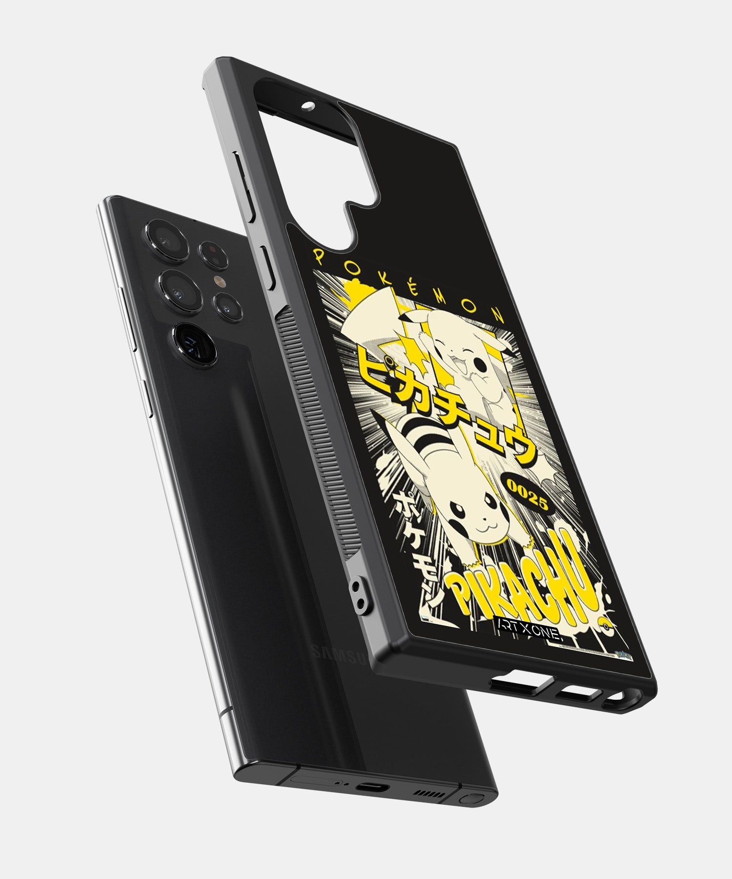 Cartoon (Pikachu Thunder) Mobile Back Cover