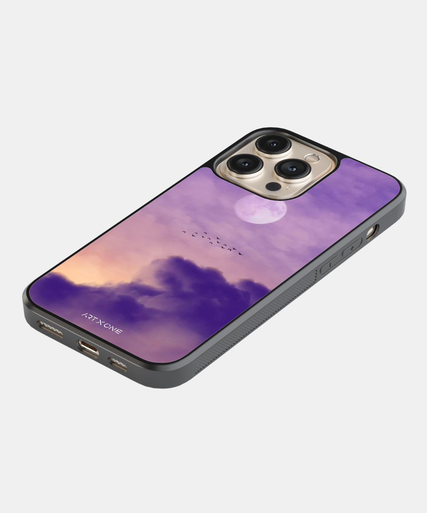 Purple Aesthetic Sky Mobile Back Cover