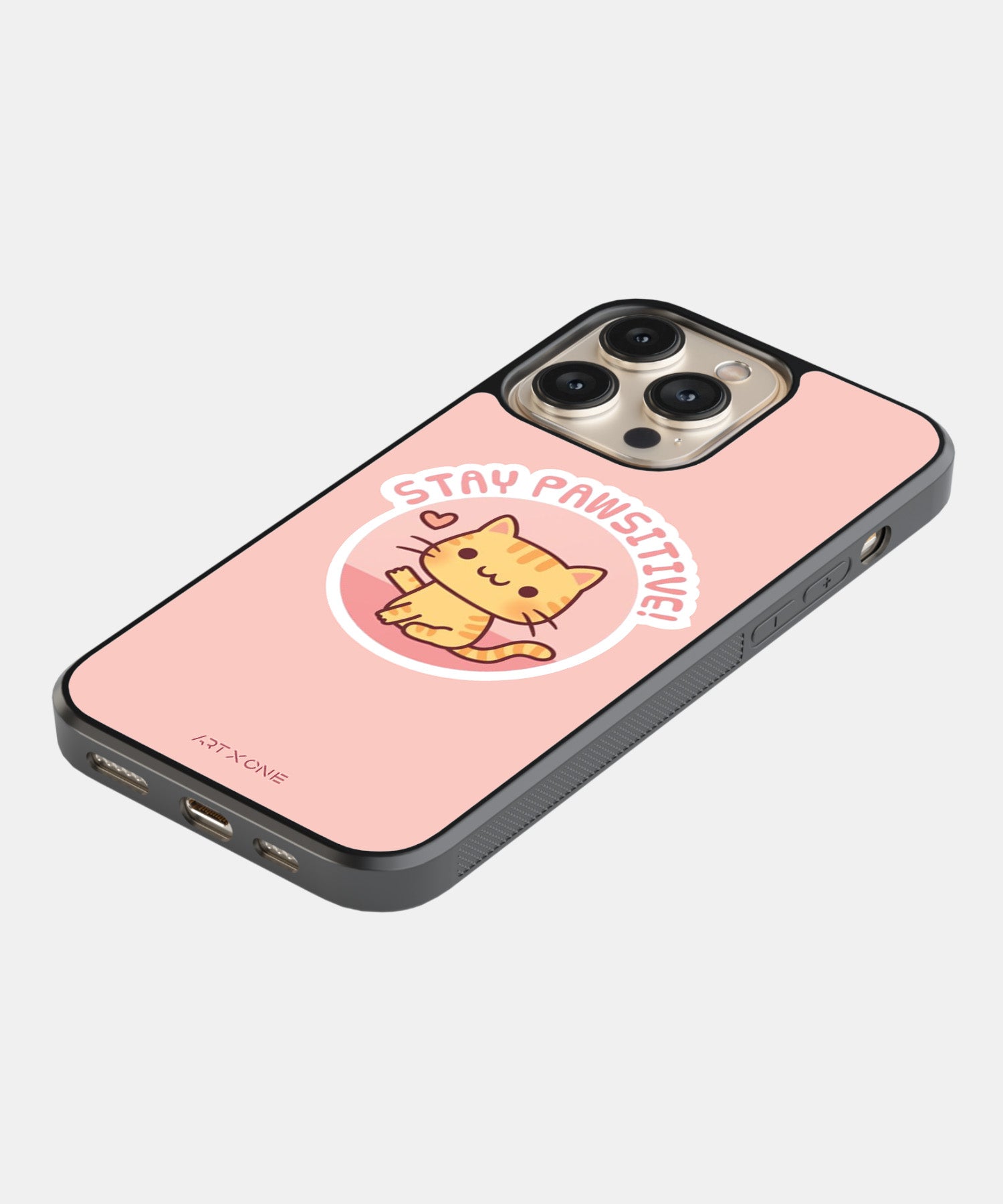 Stay Pawsitive! Mobile Back Cover